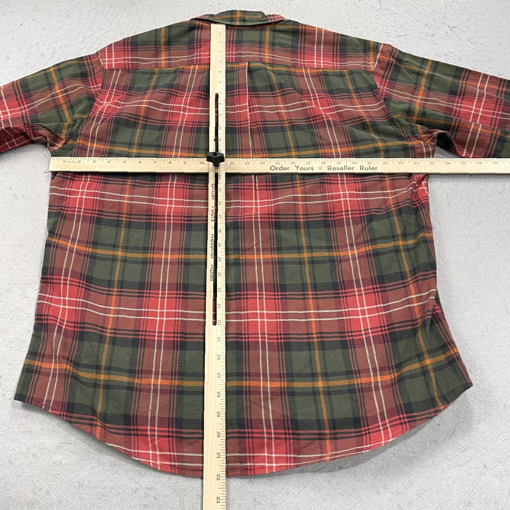J.Crew VINTAGE J.CREW Shirt Mens L Red Plaid 90s Retro Classic Oarsman Logo Cotton Flannel Button-Up Pockets Size US L / EU 52-54 / 3 - 6 Thumbnail