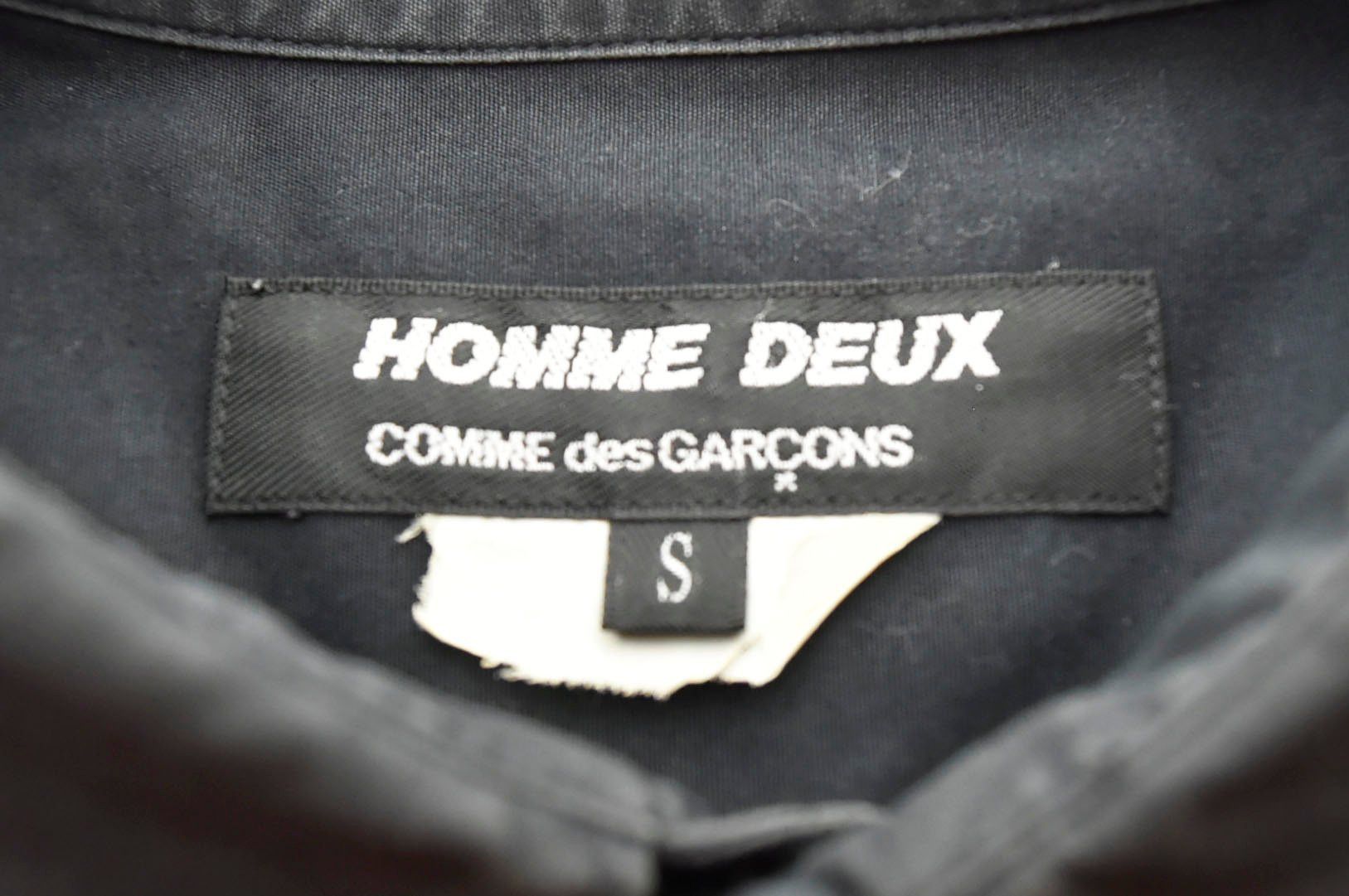 Comme des Garcons Shirt Long Sleeve Plain Button Up Cotton BLACK Size US S / EU 44-46 / 1 - 4 Thumbnail