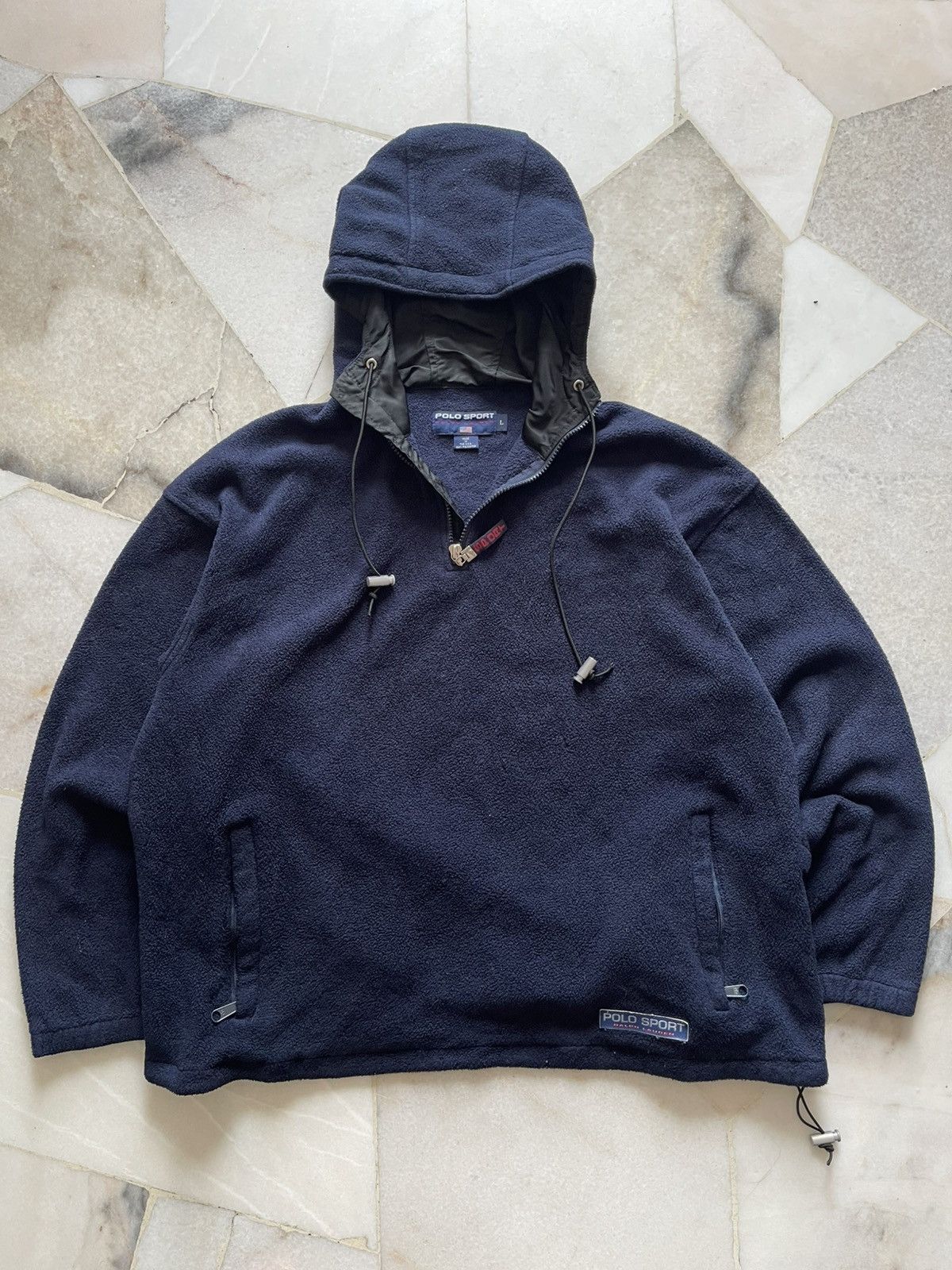 90s Polo Sport Ralph Lauren Anorak Fleece Jacket