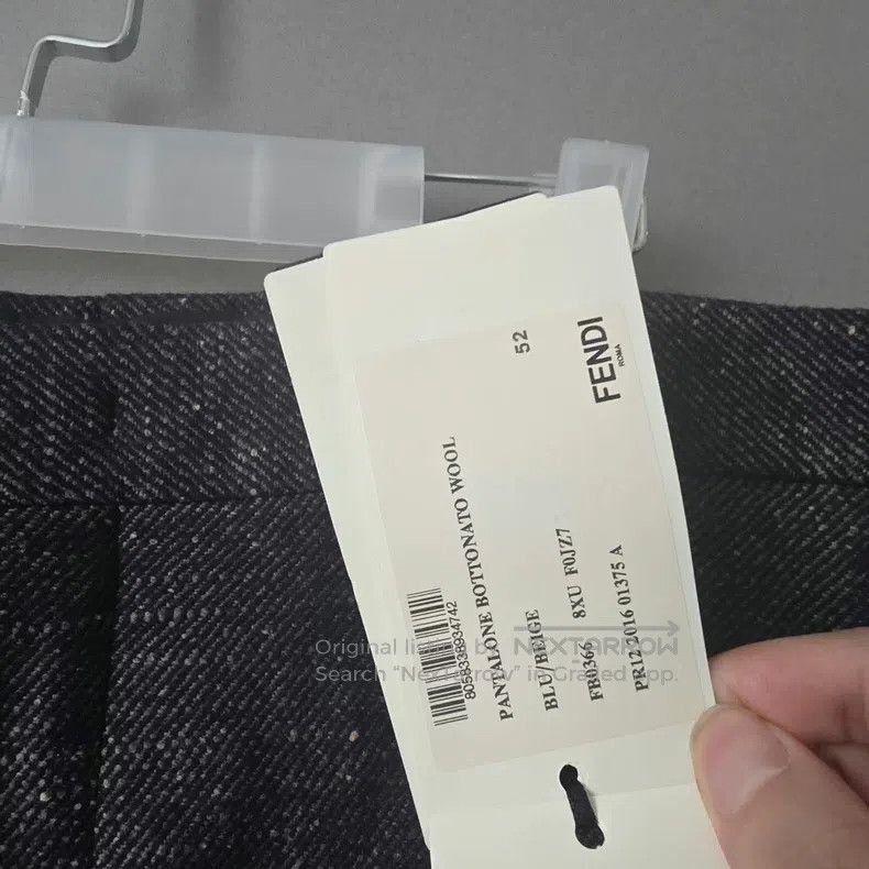 Fendi Fendi Wool trousers Size 52L - 6 Thumbnail