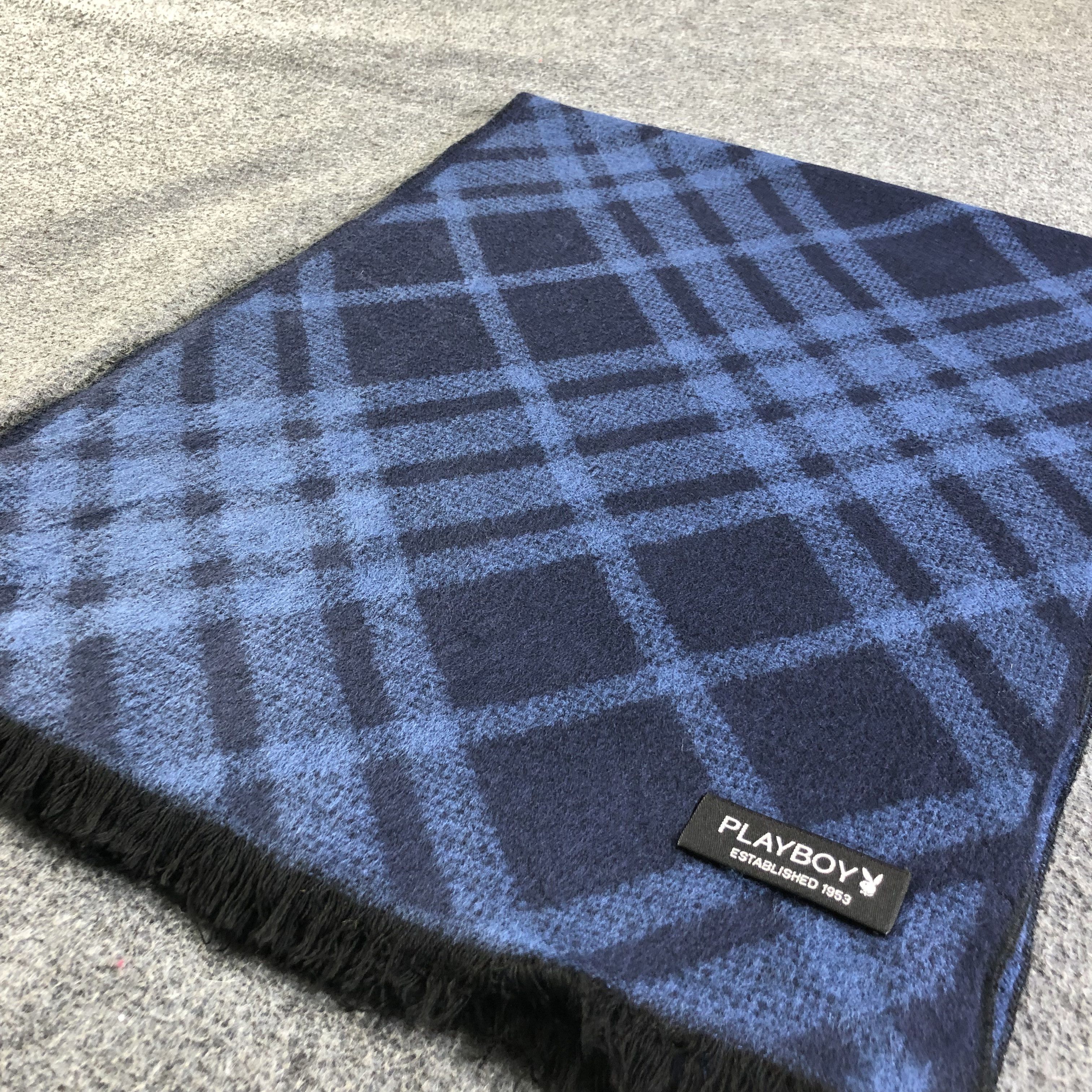 Playboy Playboy Argyle Scarf Muffler V1900 Size ONE SIZE - 3 Thumbnail