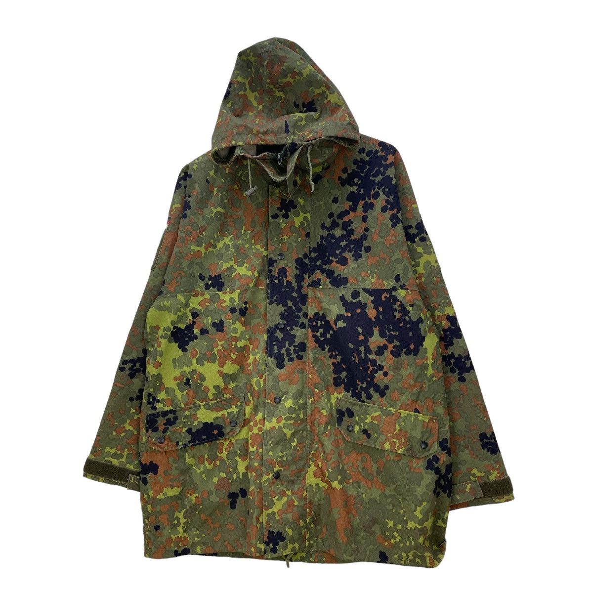 Other Vintage 1993 Germany Army Camouflage Hooded Jacket Size US L / EU 52-54 / 3 - 1 Thumbnail