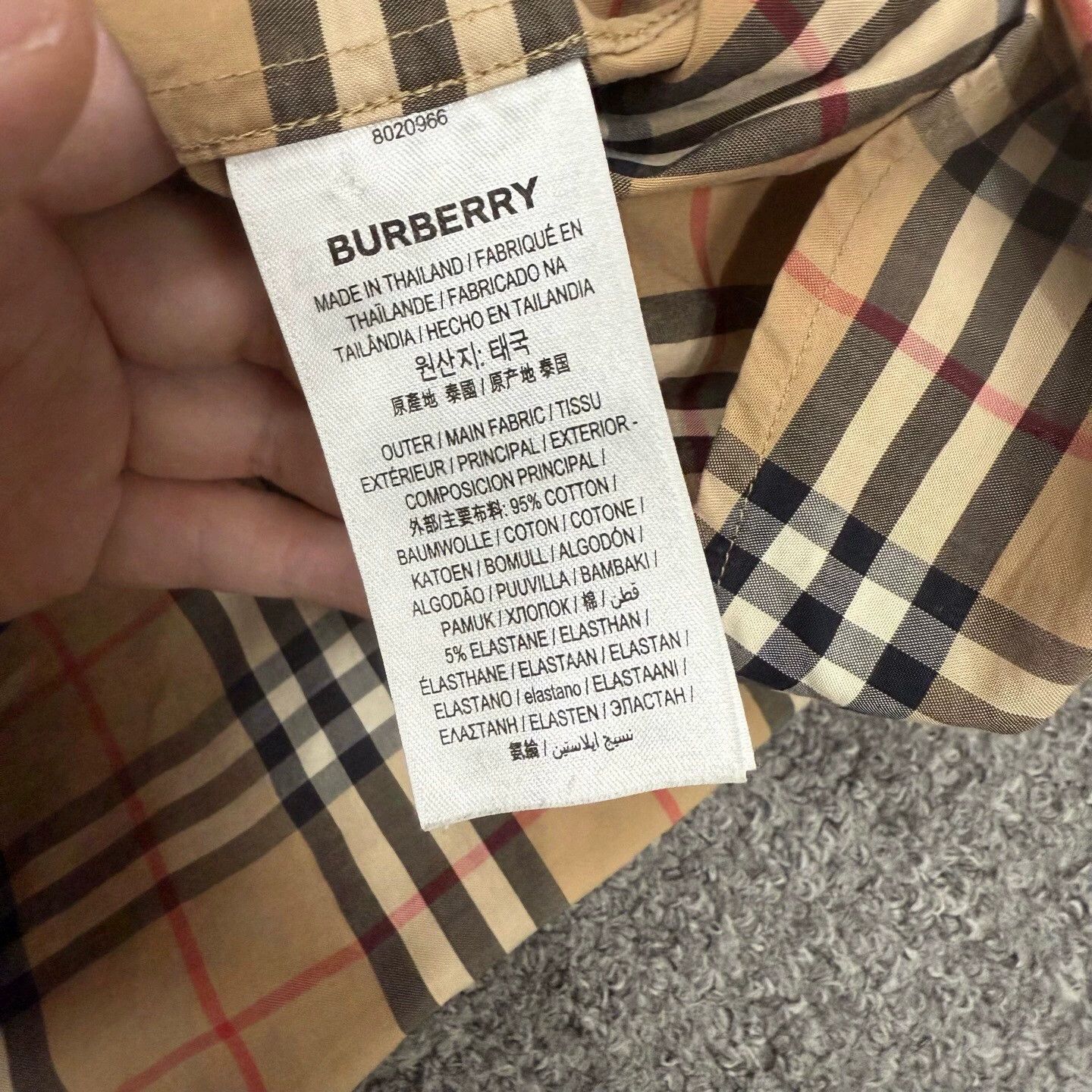 Burberry Burberry Classic Check Long Sleeve Shirt XL 99 New Size US XL / EU 56 / 4 - 4 Thumbnail