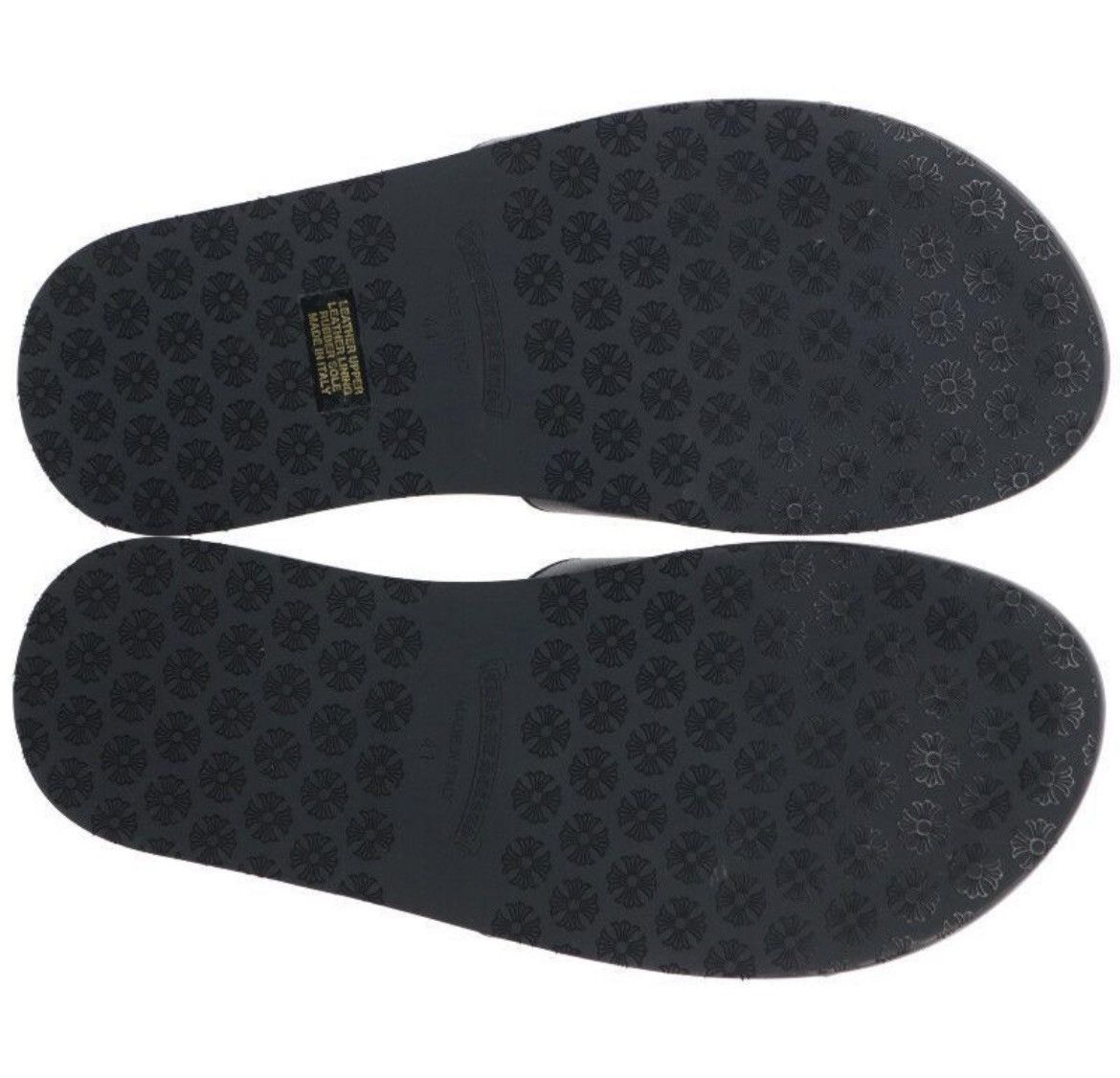 Chrome Hearts Chrome Hearts CH Slide Leather Sandals Size ONE SIZE - 3 Thumbnail