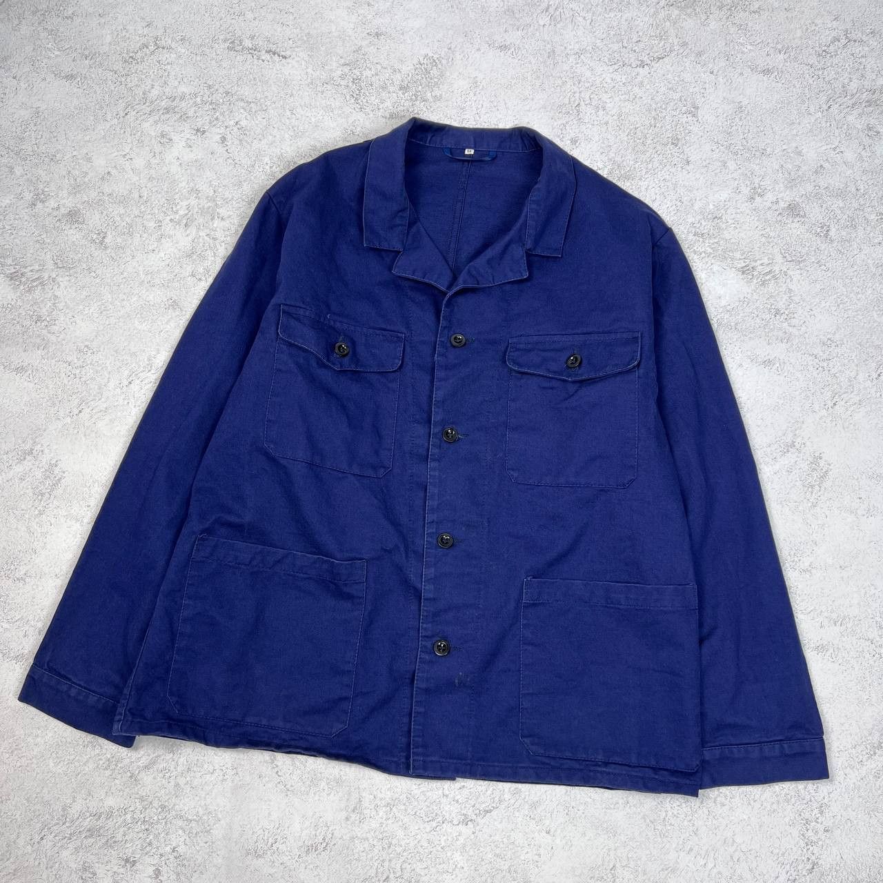 Le Laboureur Vintage 80s French Sanfor Chore Work Jacket Size US L / EU 52-54 / 3 - 3 Thumbnail