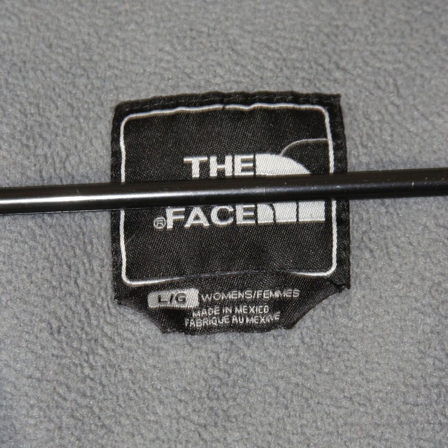 The North Face The North Face Denali Jacket Womens L Gray Black Polartec Full Zip Size L / US 10 / IT 46 - 6 Thumbnail