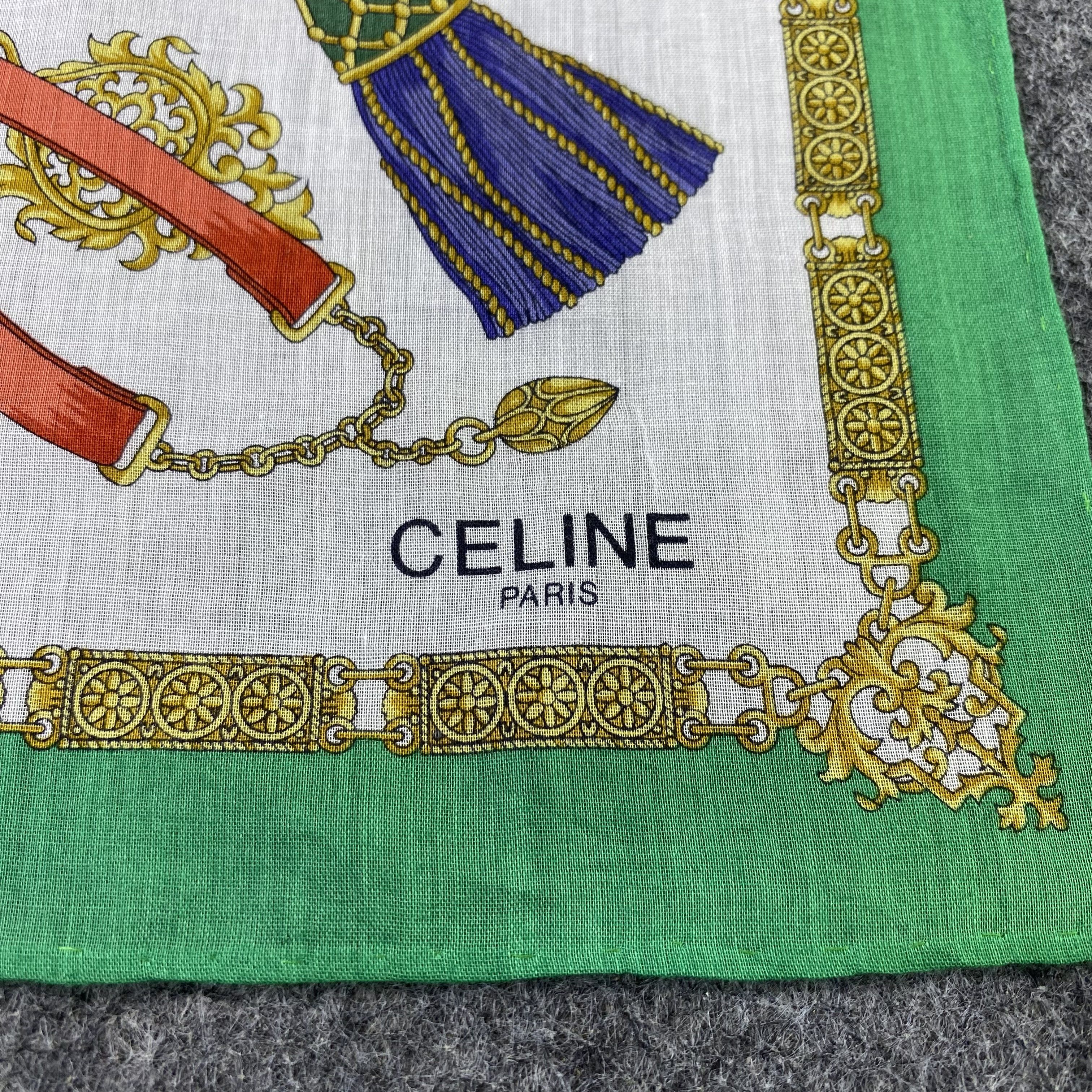 Celine Celine Handkerchief / Bandana / Neckerchief-B2132 Size ONE SIZE - 7 Thumbnail