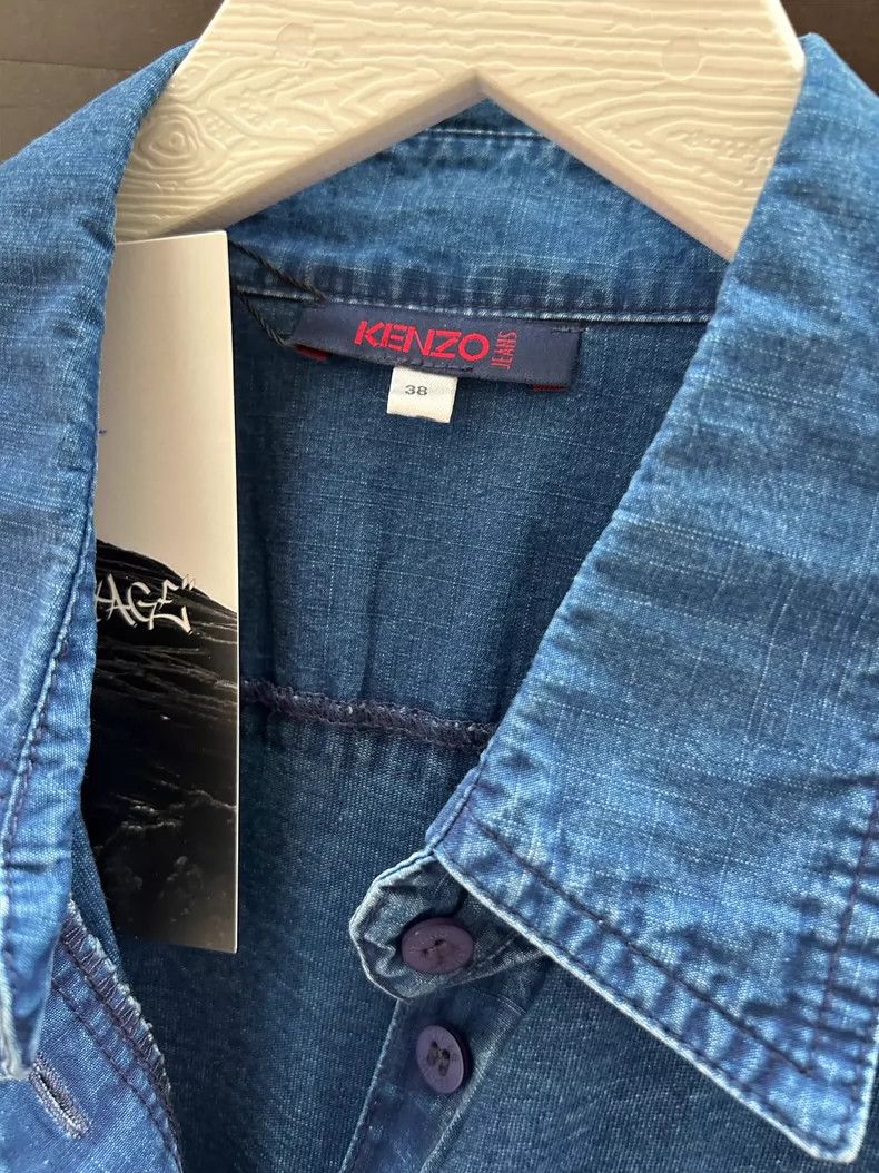 Kenzo Kenzo Cowboy destroys shirt jacket Size XS / US 0-2 / IT 36-38 - 2 Thumbnail