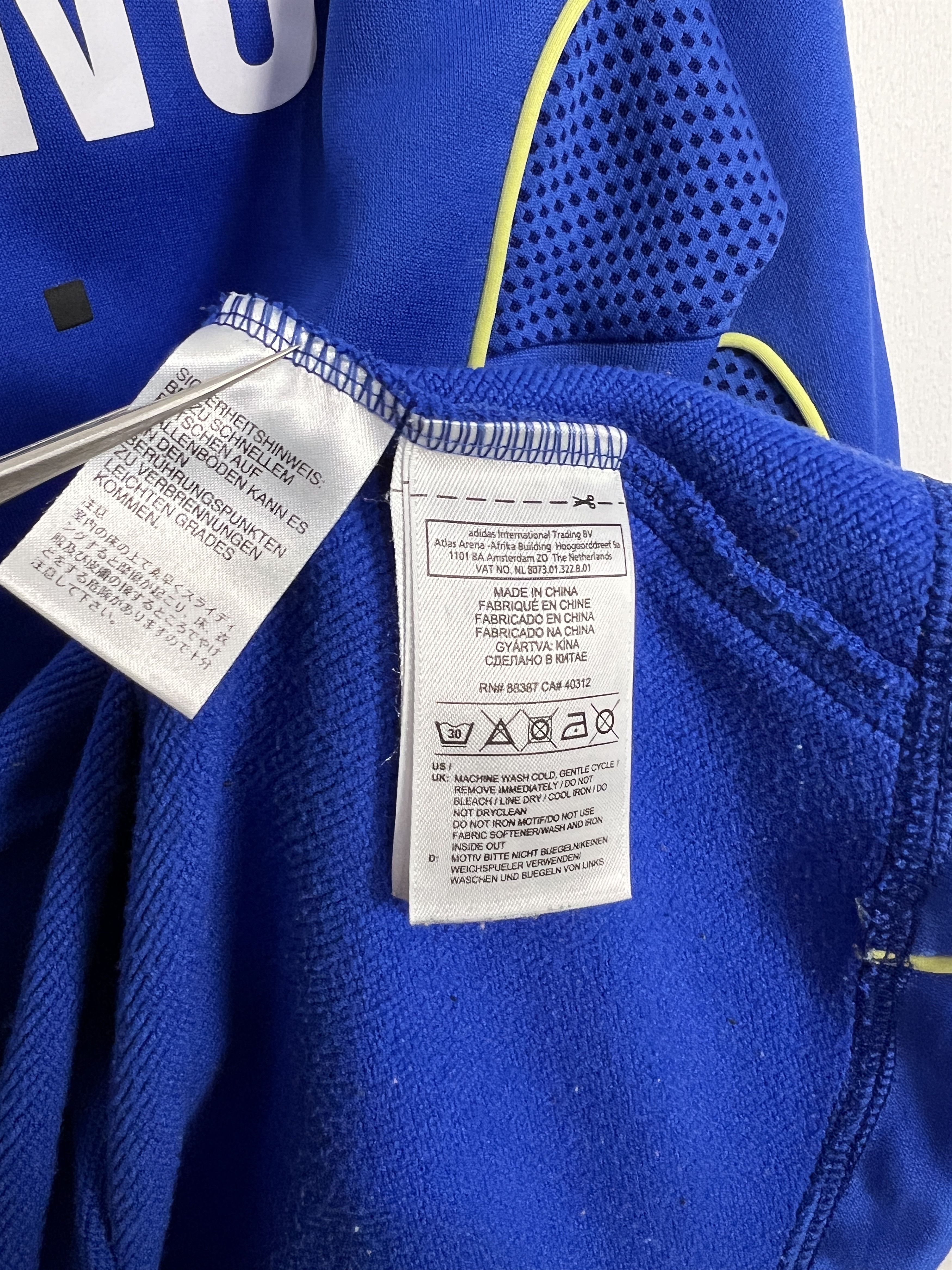 Adidas Chelsea Player Issue Train Sweatshirt Jacket Track Top Size US L / EU 52-54 / 3 - 8 Thumbnail