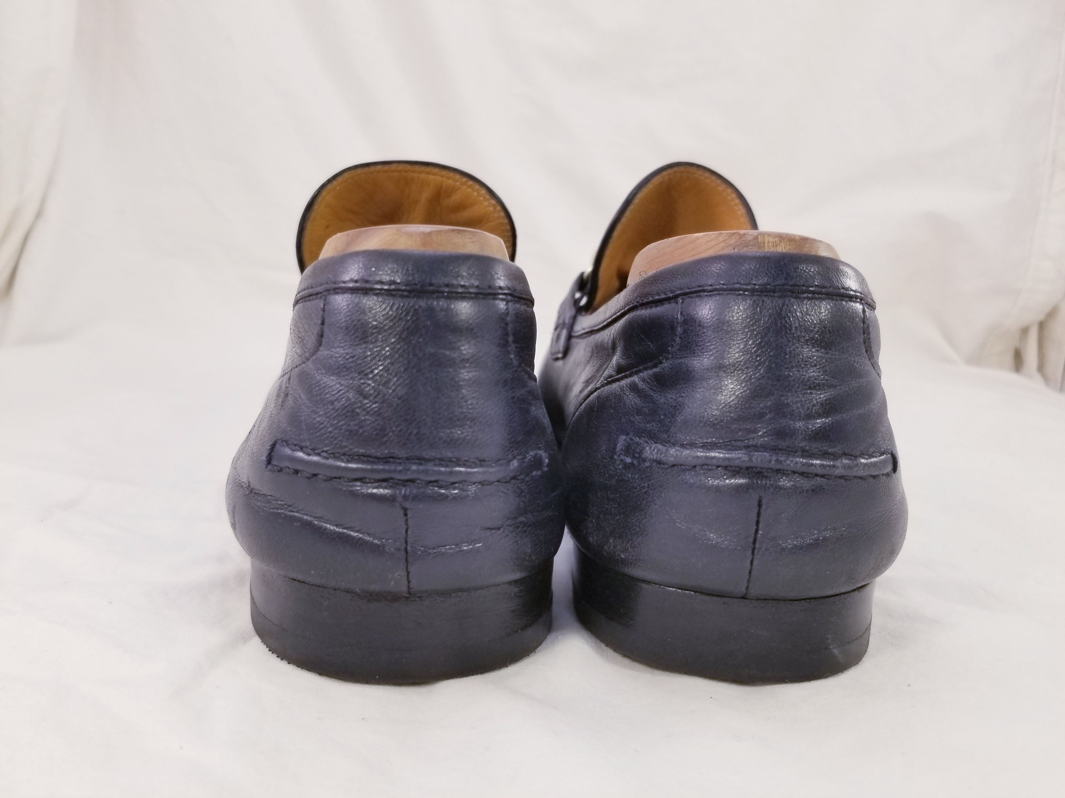 Gucci JORDAAN HORSEBIT DARK BLUE Size US 9.5 / EU 42-43 - 5 Thumbnail