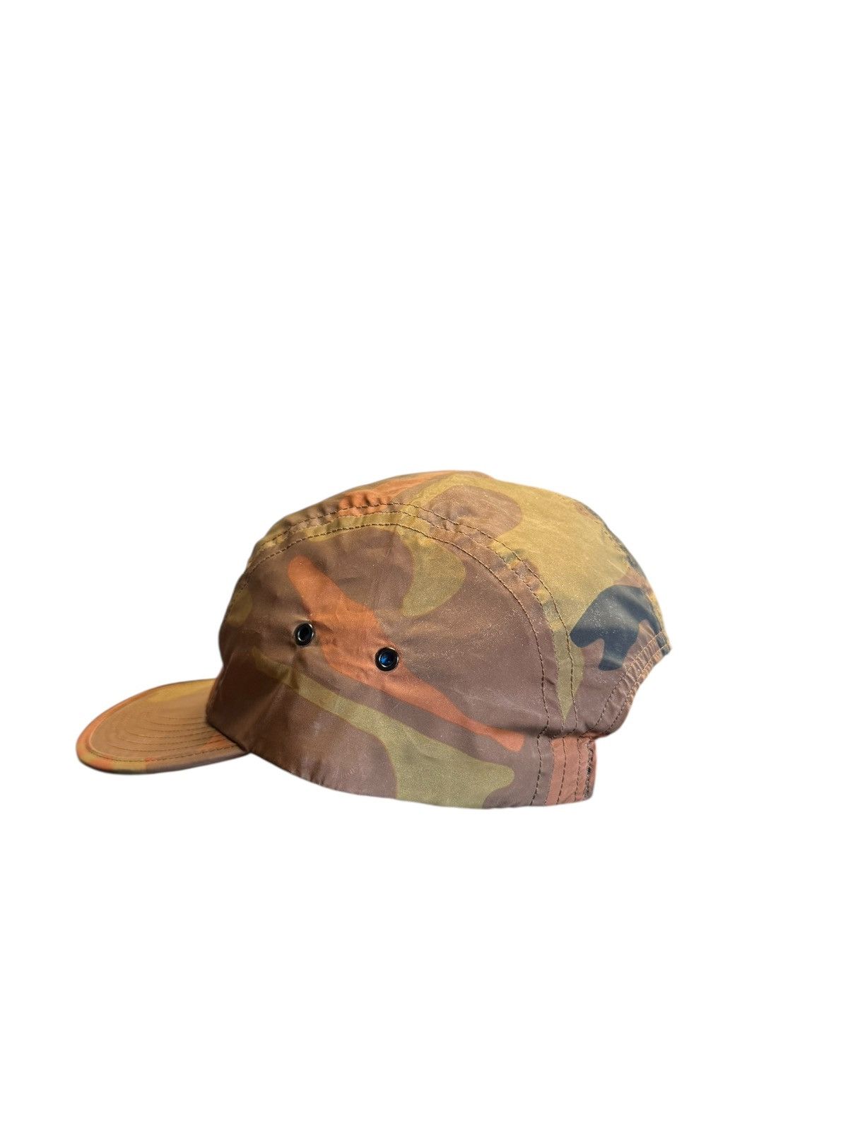 Supreme Reflective Camo Camp Cap Orange