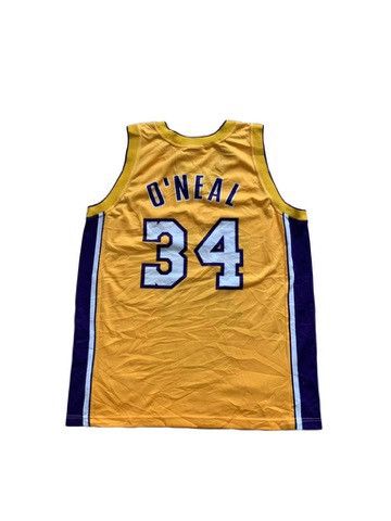 Champion × Vintage Vintage Champion LA Lakers Shaquille O'Neal 34 jersey Size US XL / EU 56 / 4 - 3 Thumbnail