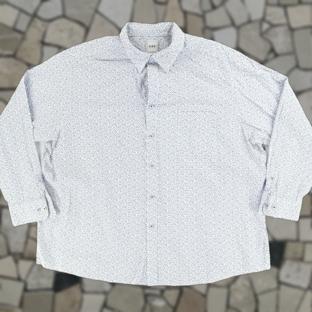 Vintage **White Arrow Print Button Down Shirt Men's 3XB** User: **White Arrow Print Button Down Shirt Men's 3XB** Size 48R - 1 Thumbnail