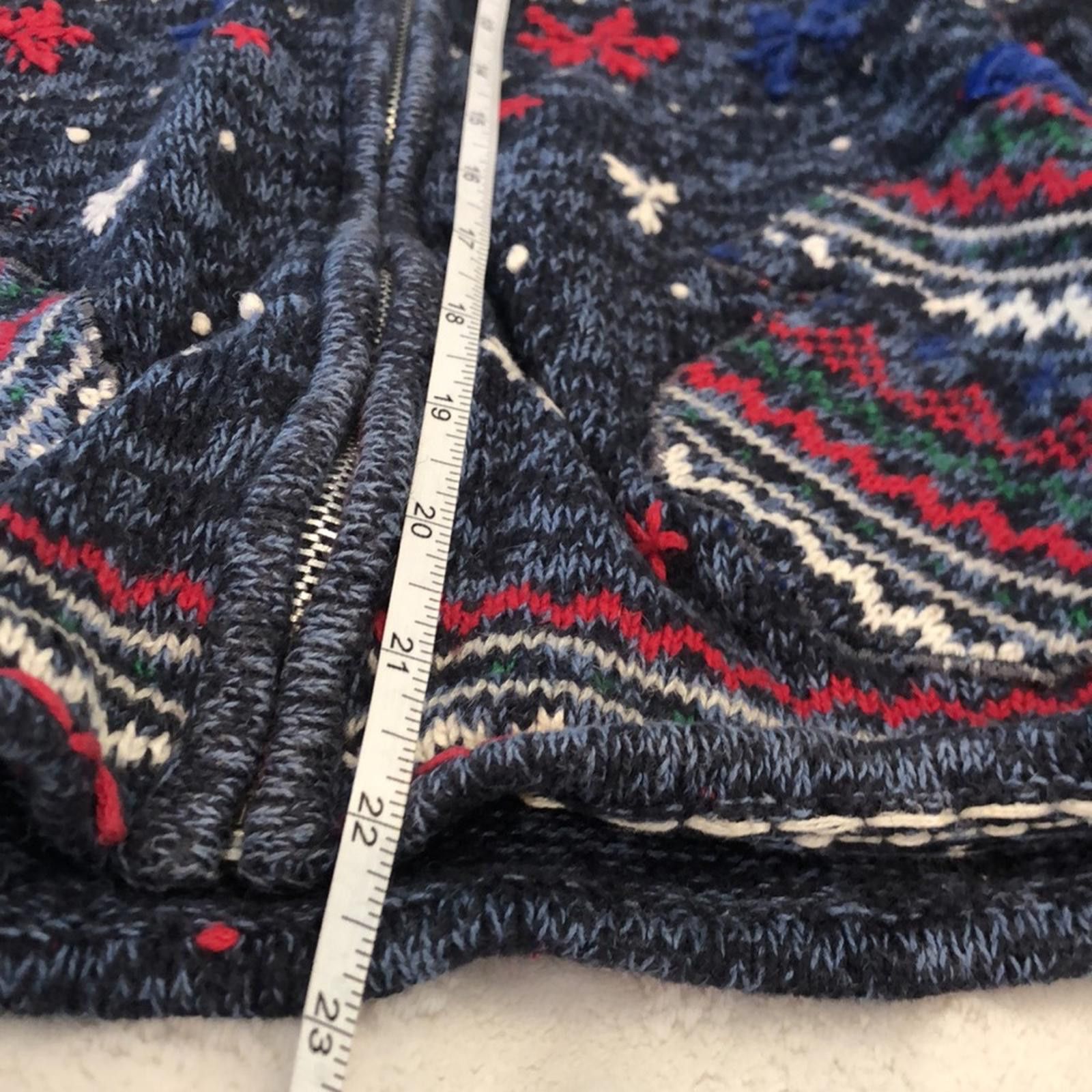 Erima Erika Christmas Knit Sweater snowflakes embroidery SZ Med Size M / US 6-8 / IT 42-44 - 10 Thumbnail