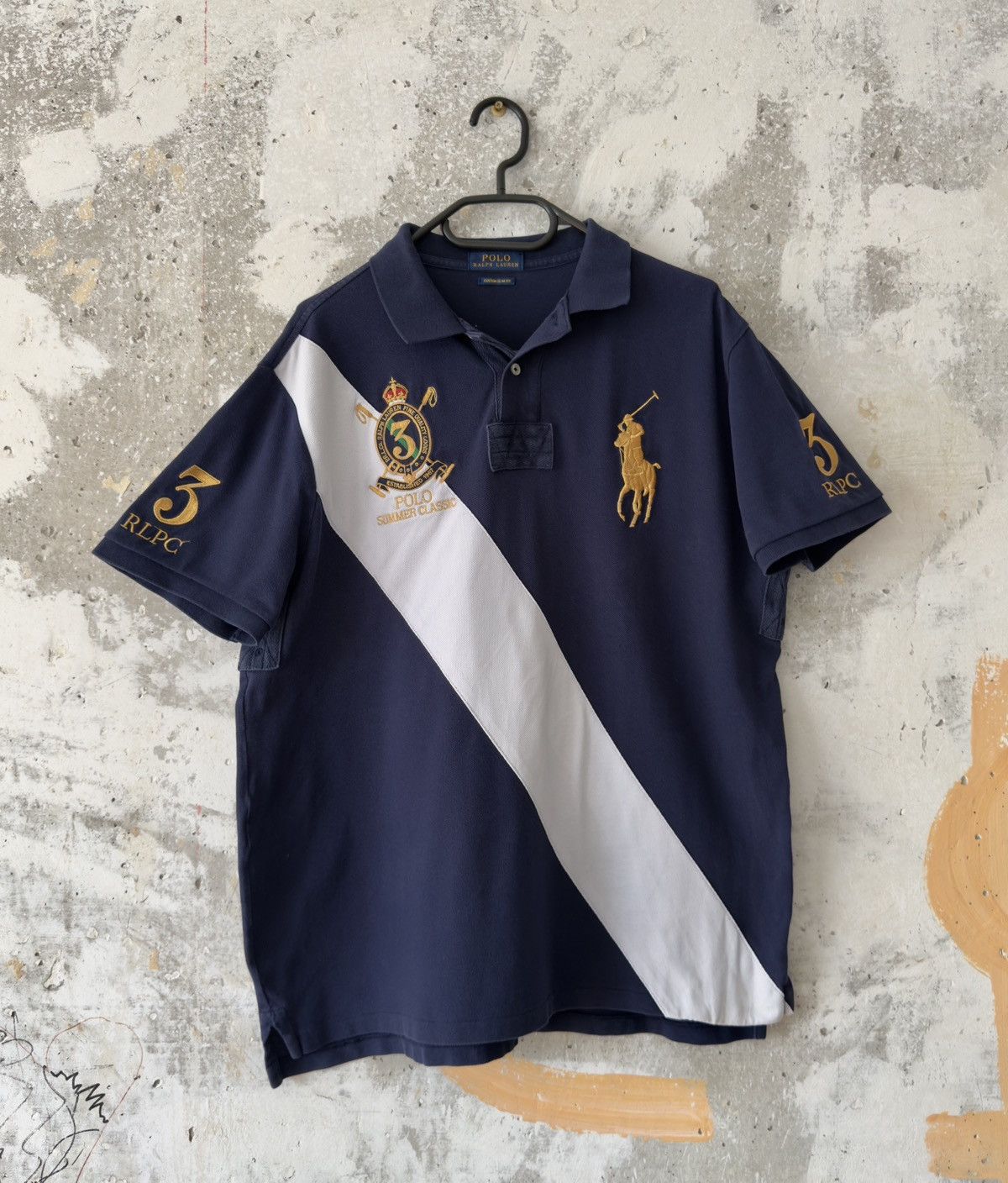 Polo Ralph Lauren 90S Vintage Polo Ralph Lauren Big Logo Pony Striped T ...