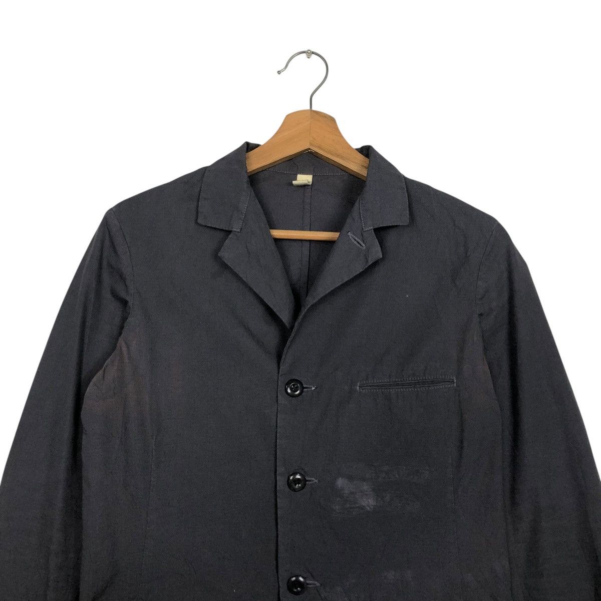 45rpm 🔥VINTAGE CROPPED CHORE WORKER JACKET DUCK CANVAS 45RPM Size S / US 4 / IT 40 - 5 Thumbnail