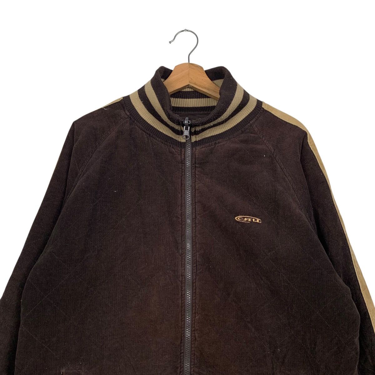 Vintage 90's CRU Design Corduroy Reversible Bomber Jacket #2861-C129 Size US XL / EU 56 / 4 - 2 Thumbnail