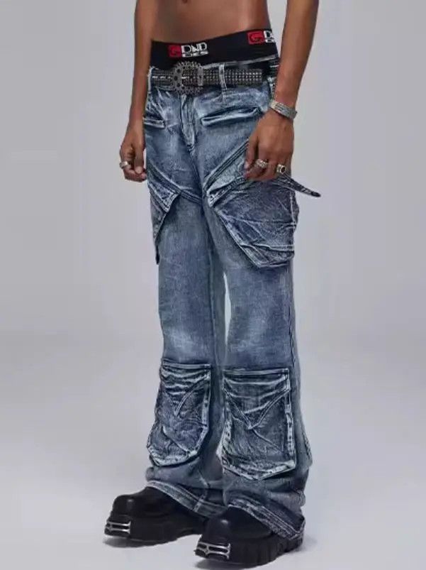 Designer × Japanese Brand Vintage Hip Hop Vibe Street Loose Casual Pants Size US 31 - 2 Thumbnail