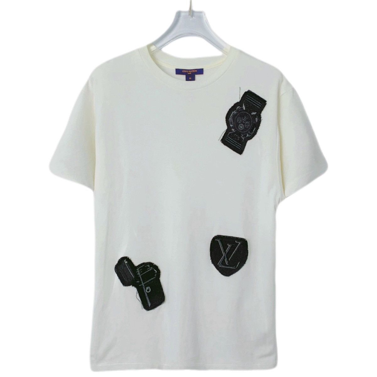 Louis Vuitton Louis Vuitton Badge Watch Short Sleeve T-shirt K26WX Size M / US 6-8 / IT 42-44 - 1 Thumbnail