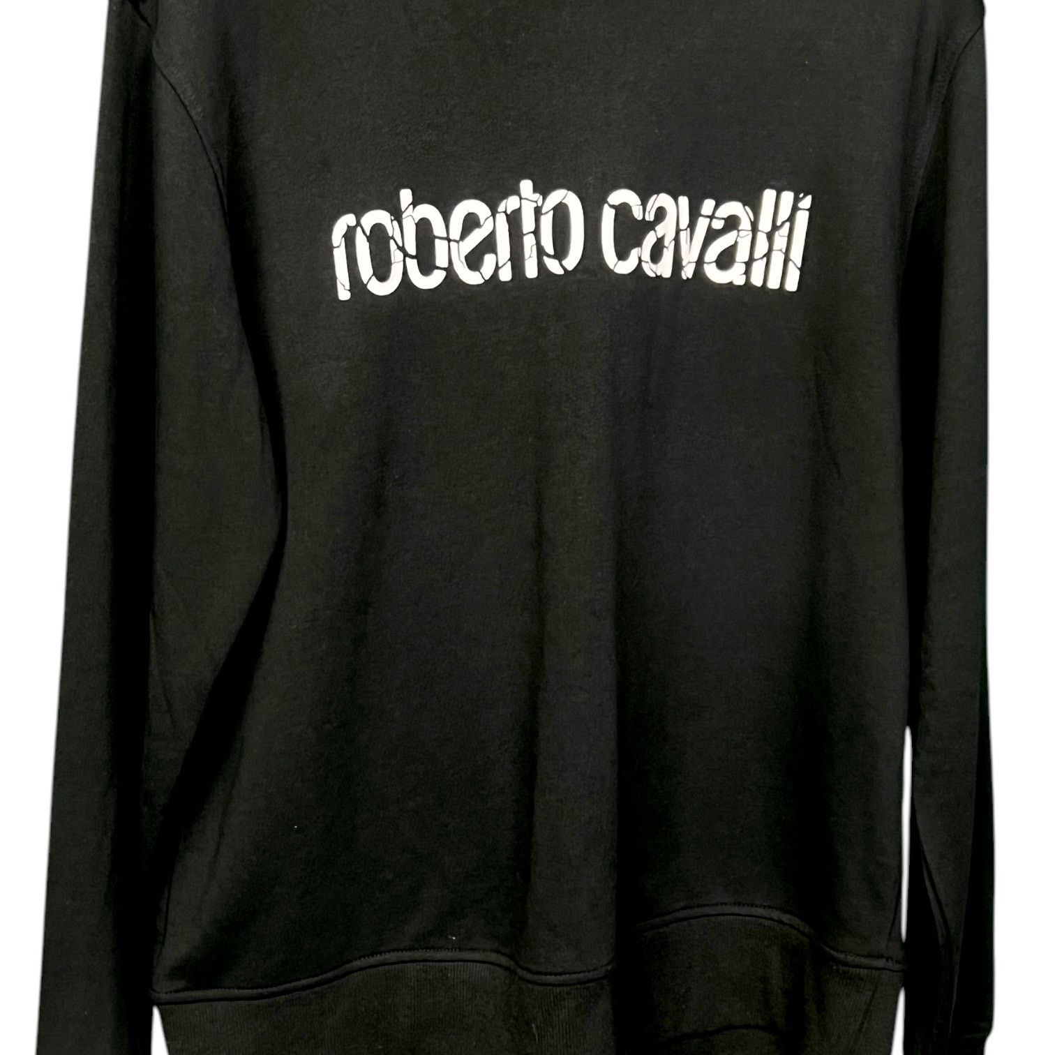 Roberto Cavalli Men's Roberto Cavalli Logo Long Sleeve Sweatshirt Size US L / EU 52-54 / 3 - 3 Thumbnail
