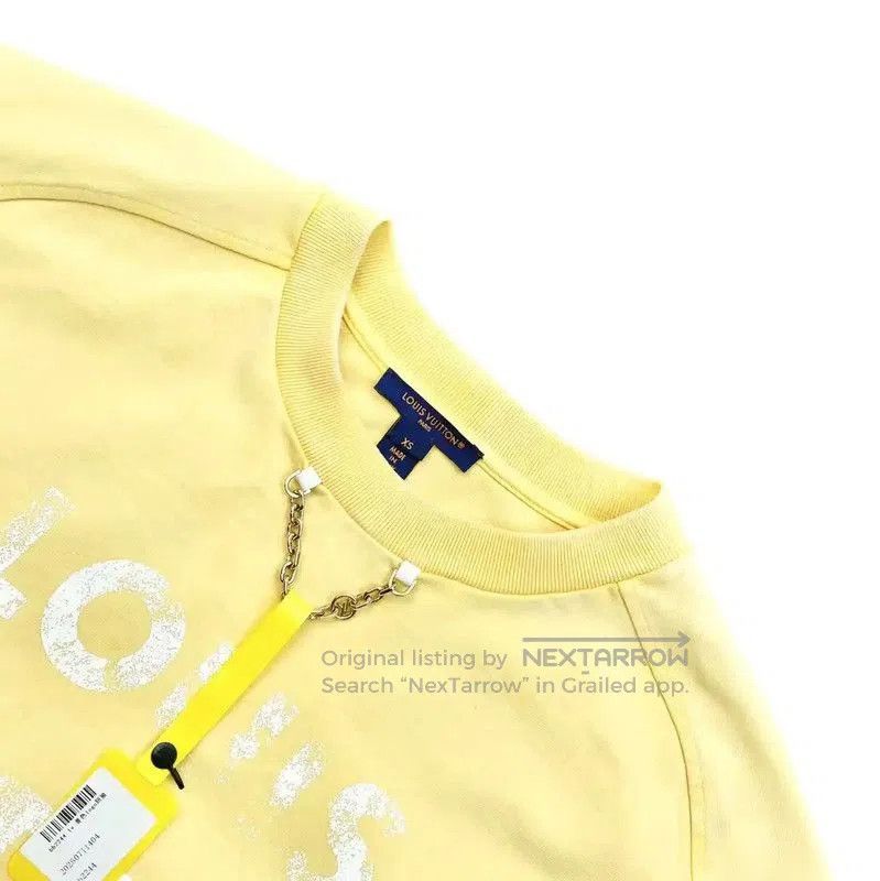 Louis Vuitton Louis Vuitton Bright Yellow Cotton Women's T. Size XS / US 0-2 / IT 36-38 - 3 Thumbnail