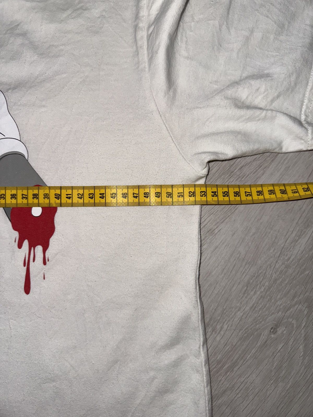 Original Fake KAWS OriginalFake Bloody Hands Vintage Tee – Rare Collector Size US L / EU 52-54 / 3 - 5 Thumbnail