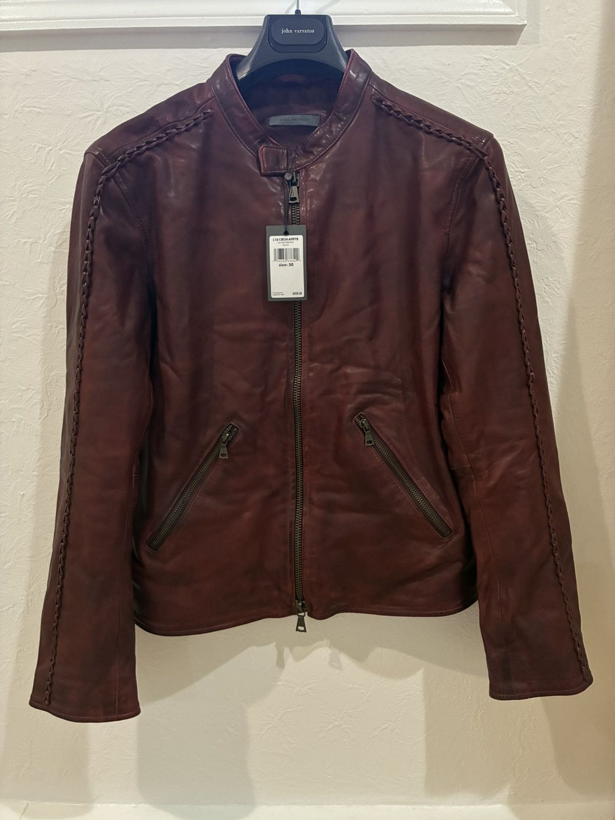 John Varvatos Reynolds racer jacket Size EU 50 USA 40 Size US M / EU 48-50 / 2 - 16 Thumbnail