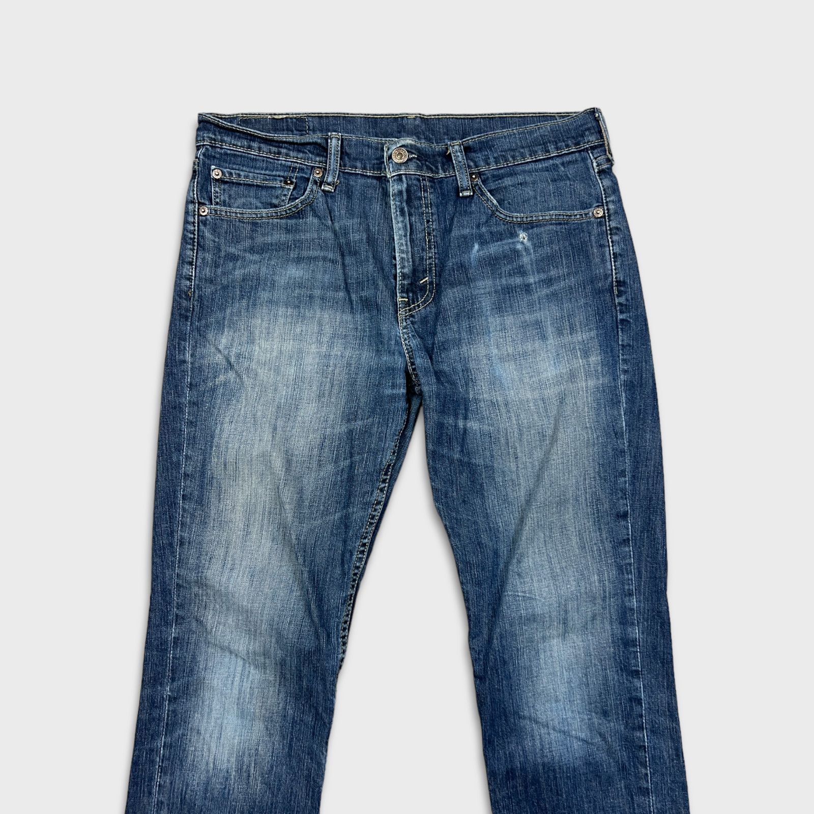Levi's × Vintage Levi's 511 Jeans 33x32 Slim Medium Wash American Denim Pants Size US 33 - 2 Thumbnail