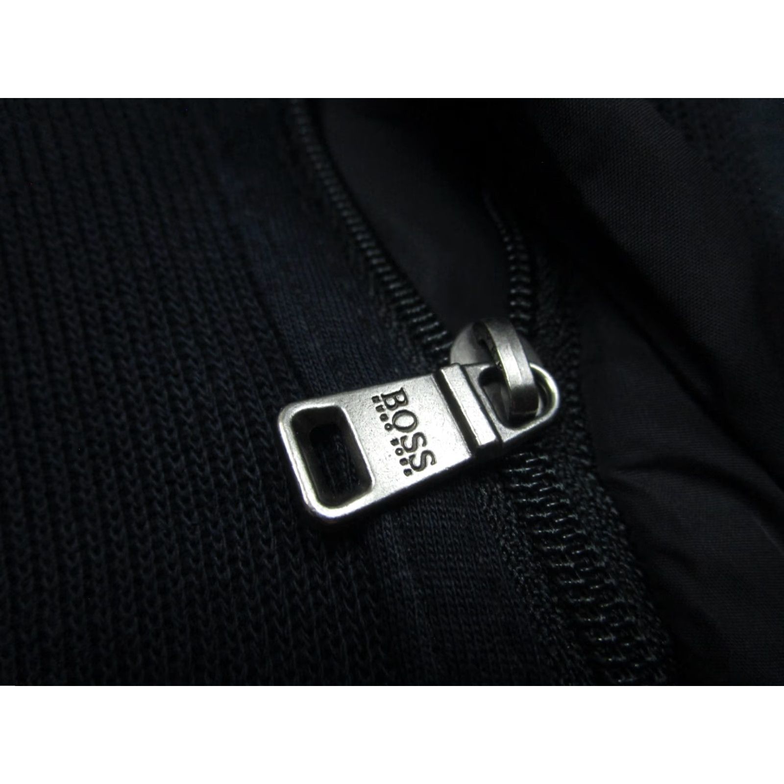 Hugo Boss HUGO BOSS Sweater Mens M Black 1/4 Zip Pullover Mock Knit Sweatshirt Adult Regular Knit Golf Shirt Size US M / EU 48-50 / 2 - 5 Thumbnail