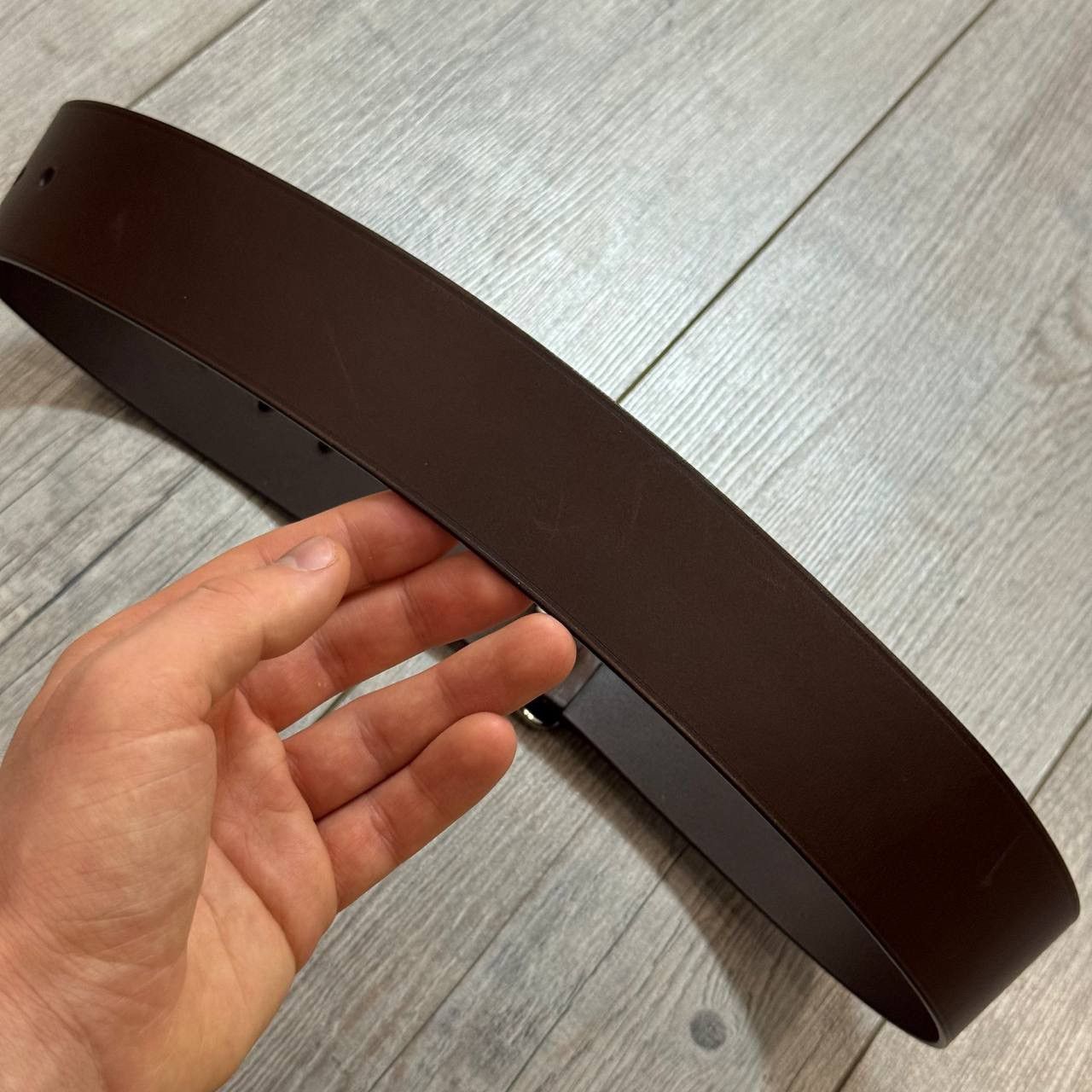 Jil Sander JIL SANDER BROWN LEATHER BELT Size ONE SIZE - 4 Thumbnail