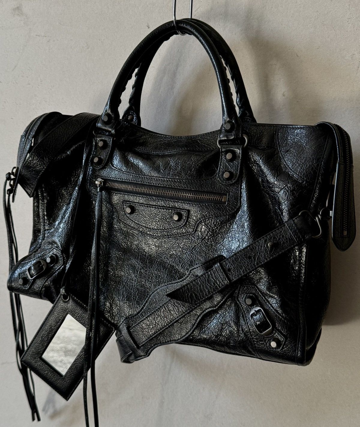 Balenciaga Balenciaga - SS19/22 - Classic Le City Motorcycle - Lambskin Size ONE SIZE - 17 Thumbnail