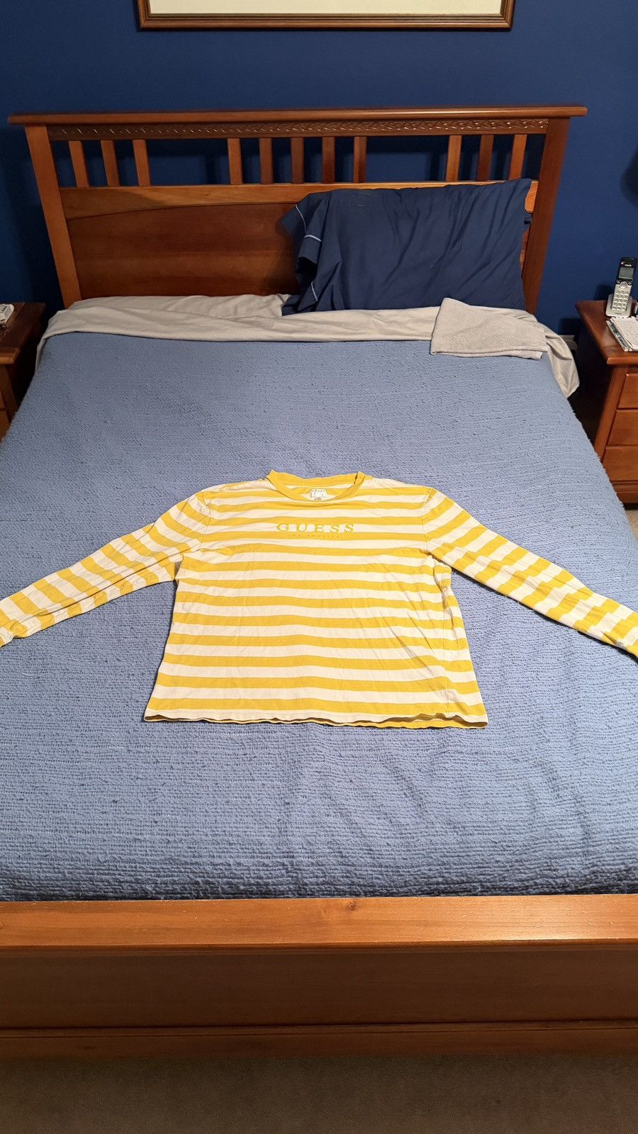 Guess Guess Los Angeles Striped Long Sleeve Shirt L Size US L / EU 52-54 / 3 - 5 Thumbnail