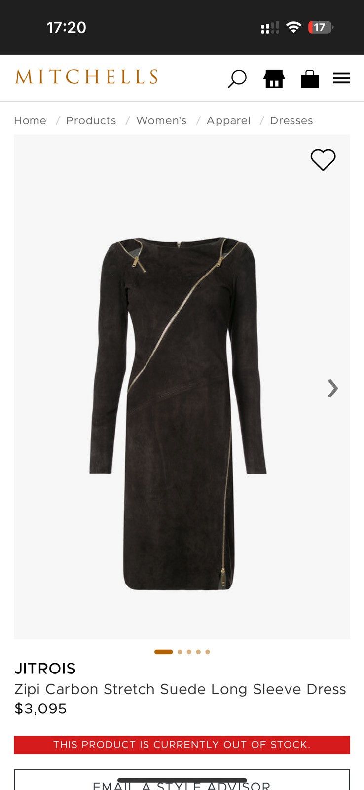 Jitrois RRP:3090$ Jitrois Stretch Suede Leather Multi Zip Dress Size XS / US 0-2 / IT 36-38 - 10 Thumbnail