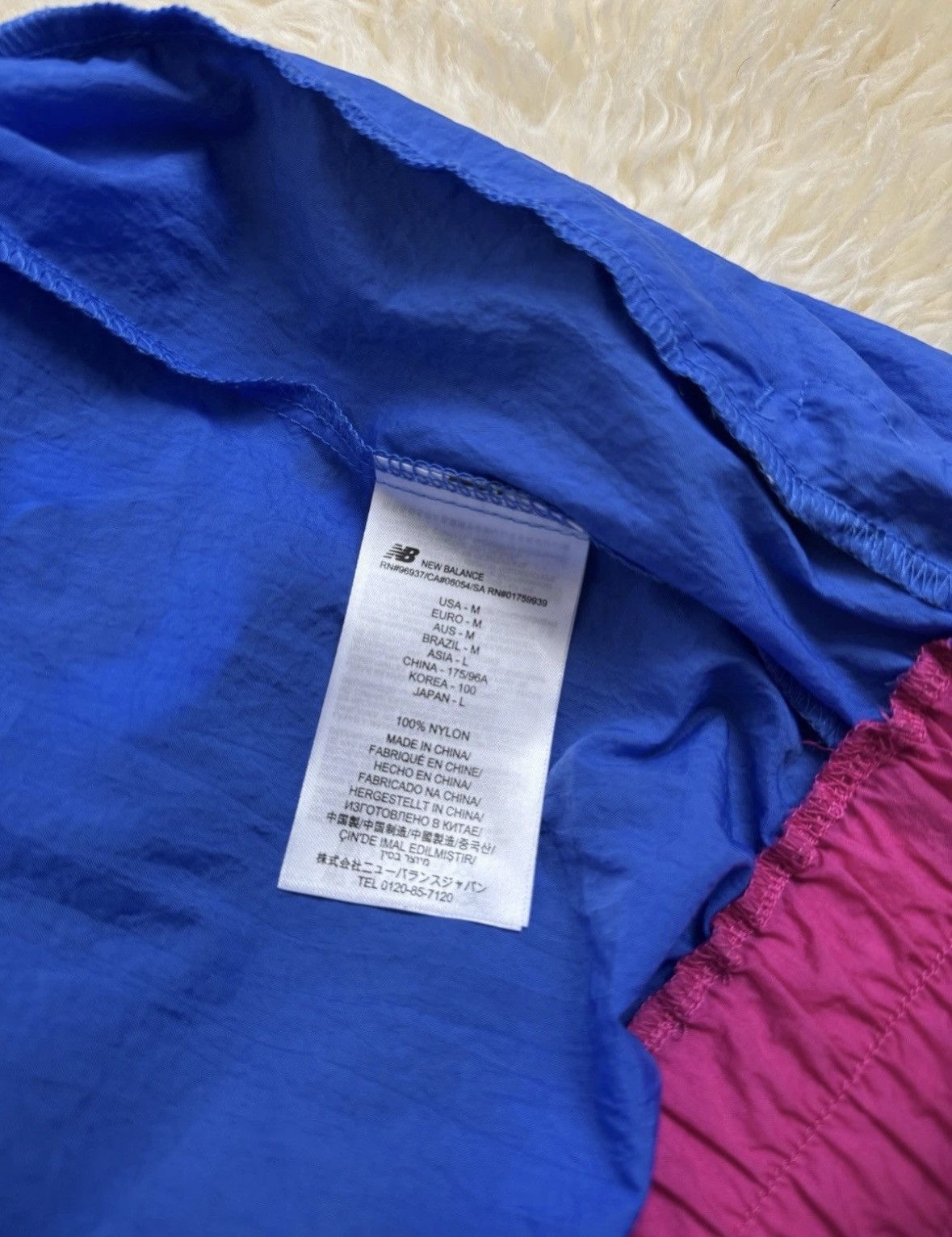 New Balance New Balance Sport OPTIKS ANORAK Blue Windbreaker Jacket Size US M / EU 48-50 / 2 - 6 Thumbnail