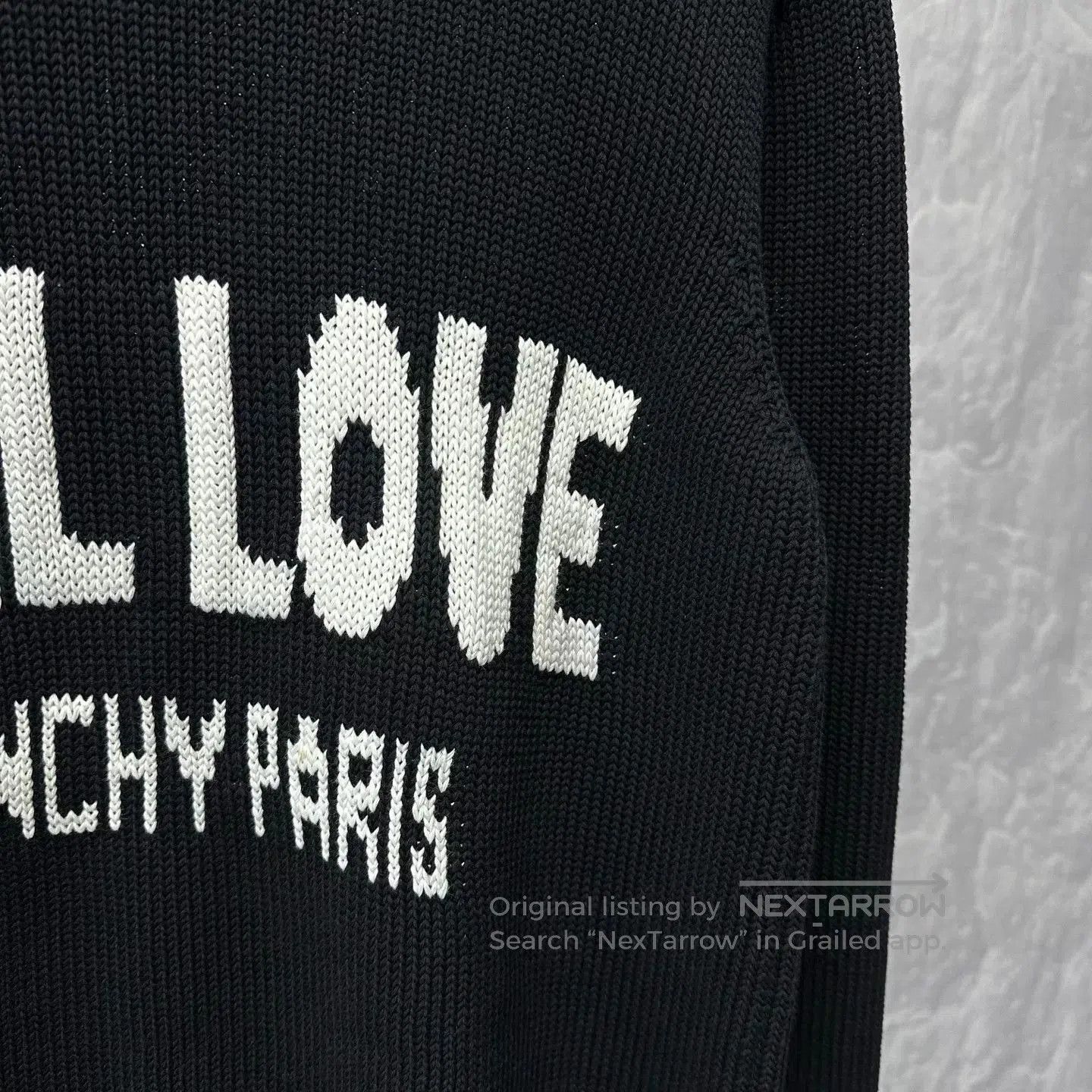 Givenchy givenchy logo distressed knitted sweater medium. Size US M / EU 48-50 / 2 - 4 Thumbnail