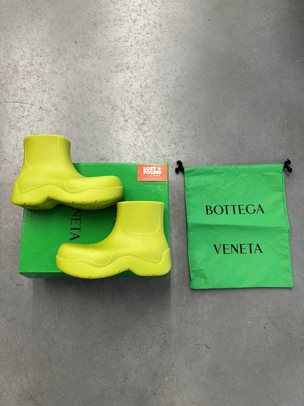Bottega Veneta Bottega Veneta Puddle Ankle Boots Kiwi Size  display picture 1