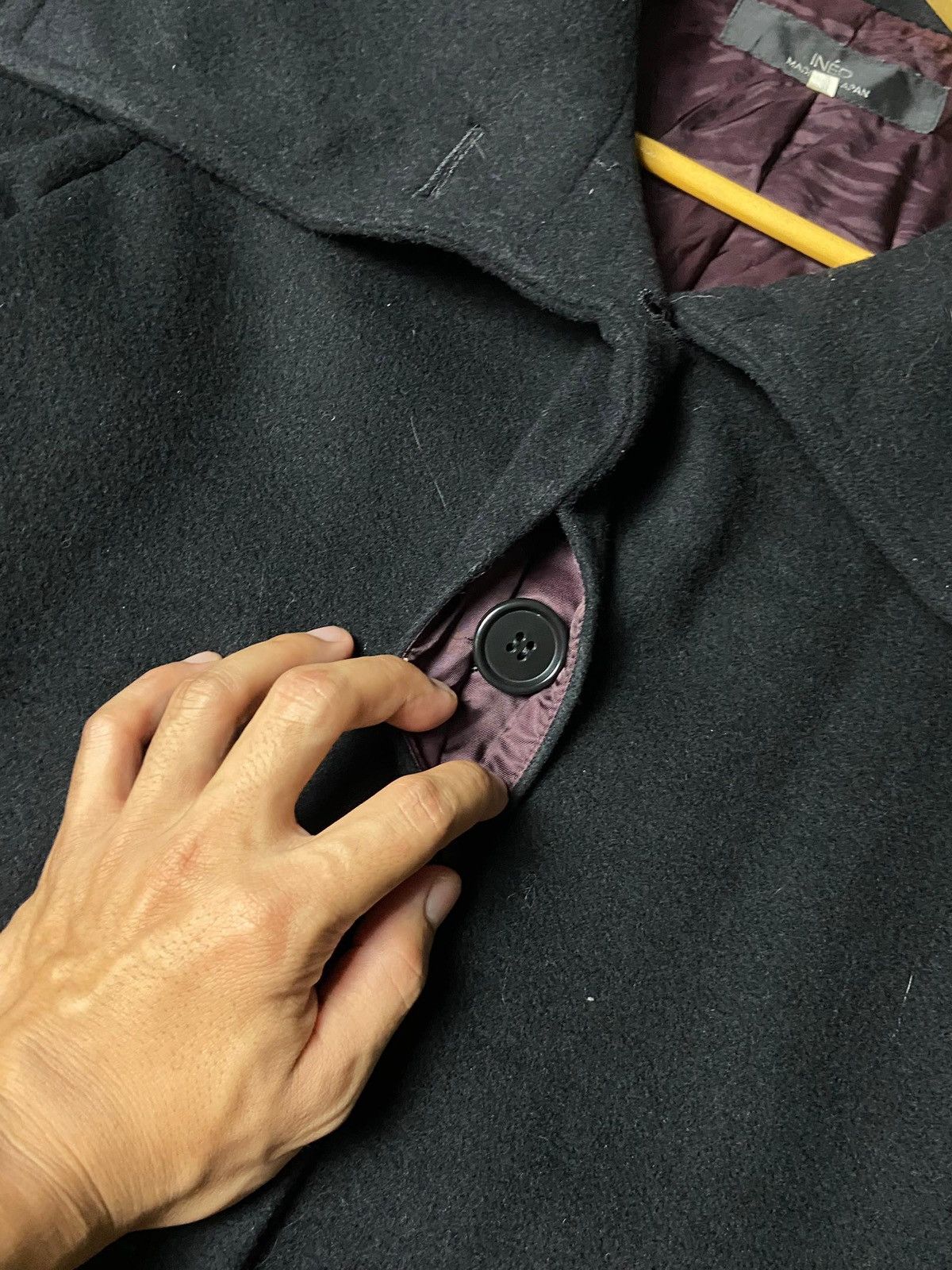Yohji Yamamoto INED Japanese Brand Cape Style Short Coat (163) Size XS / US 0-2 / IT 36-38 - 9 Thumbnail