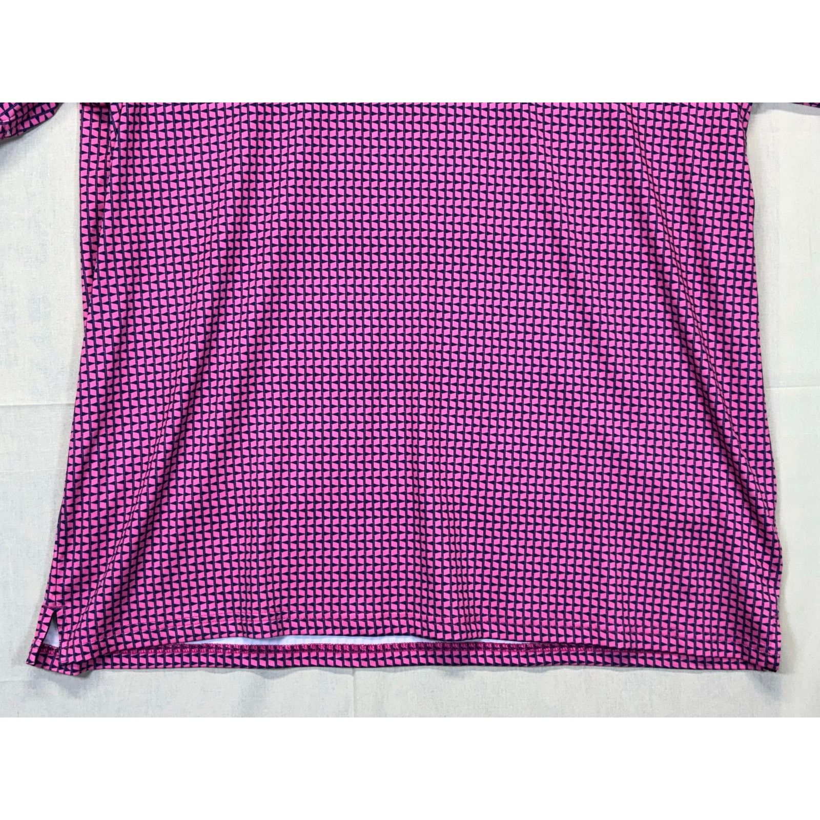 The Unbranded Brand MAELREG Men’s Performance Polo Pink Navy Golf Shirt XL Size US L / EU 52-54 / 3 - 12 Thumbnail