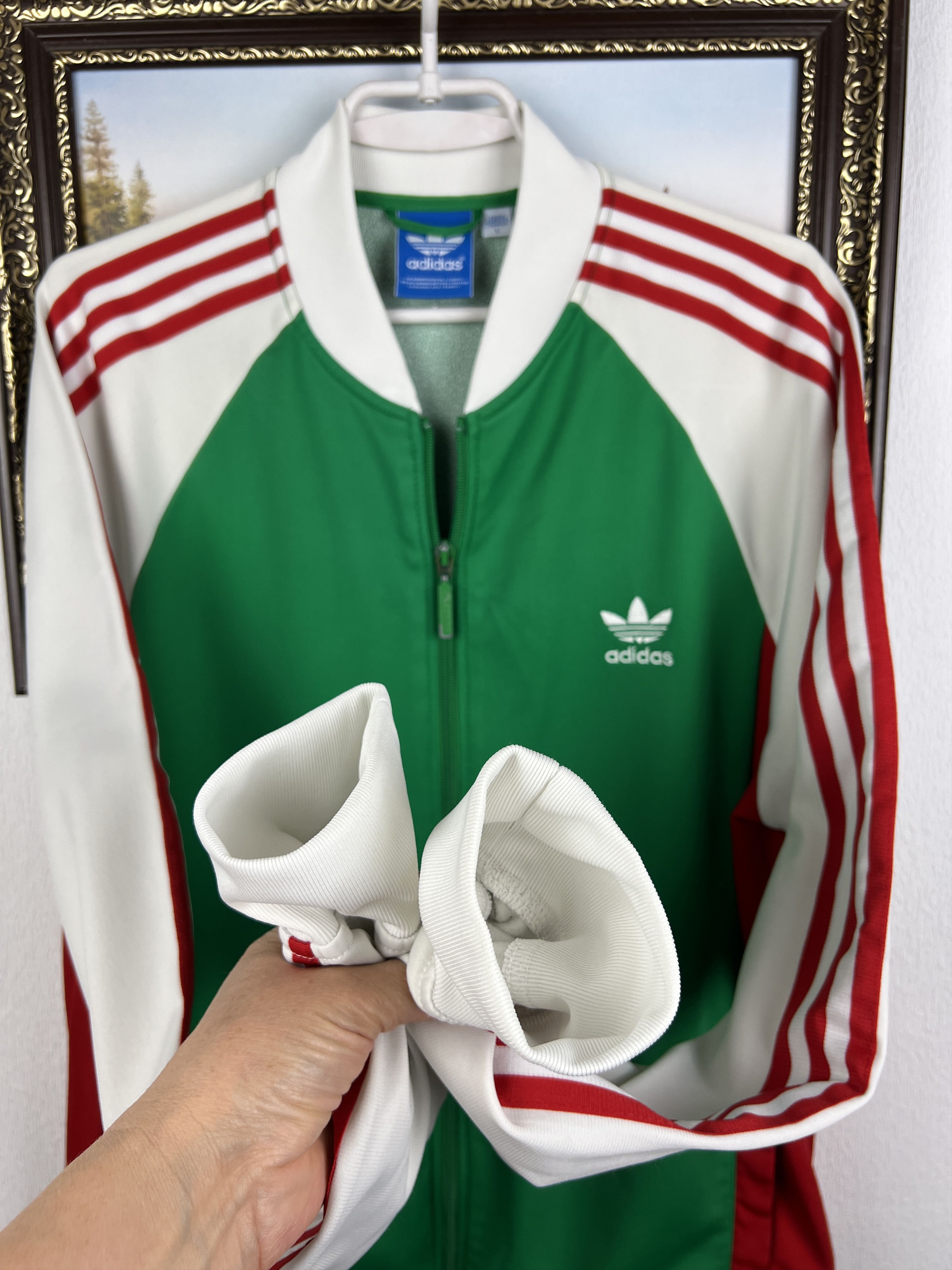 Adidas Originals Morocco Football Template Jacket Soccer Track Top Size US L / EU 52-54 / 3 - 6 Thumbnail