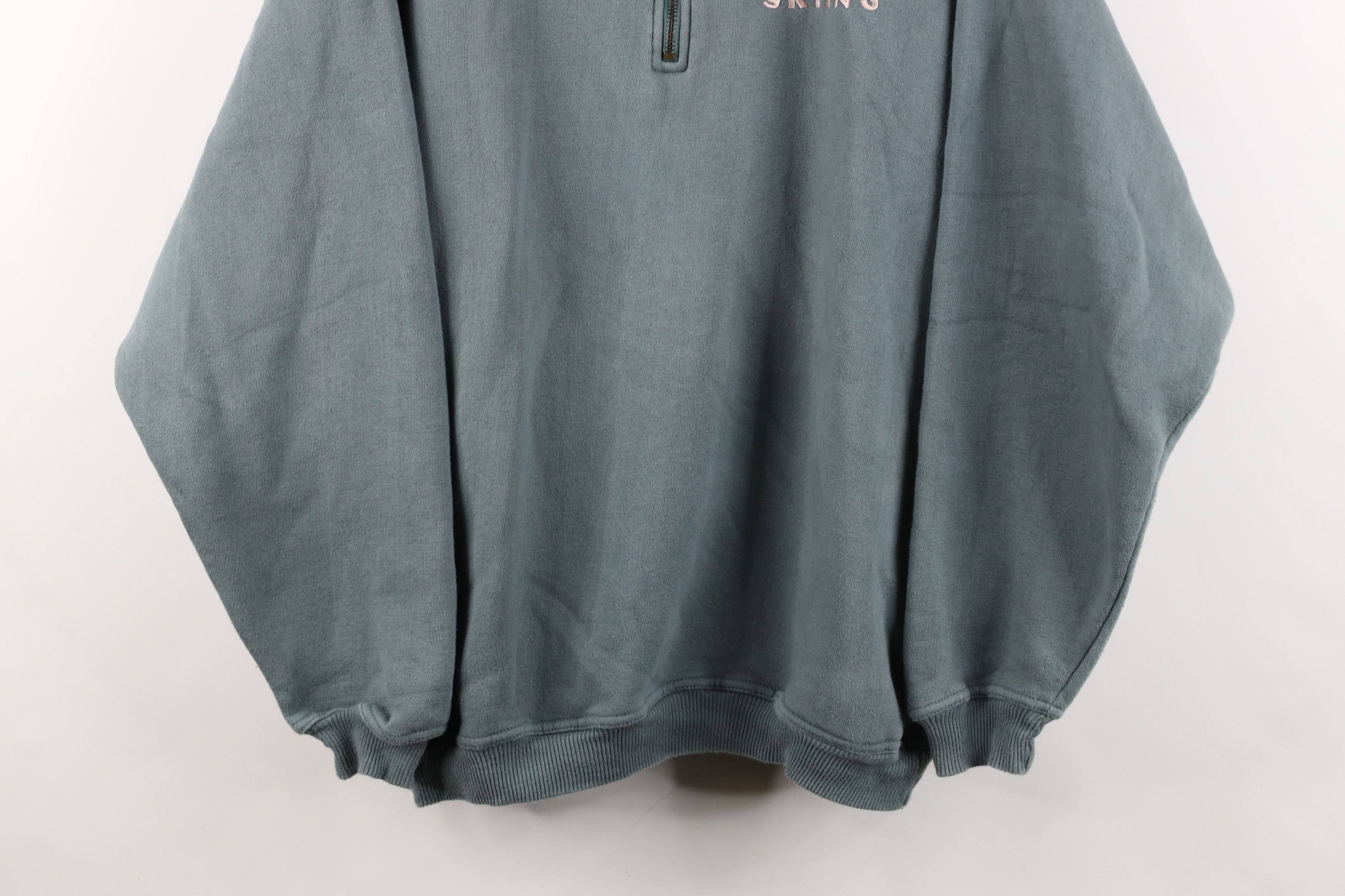 Orvis Vintage 90s Orvis Spell Skiing Half Zip Pullover Sweatshirt Size US XL / EU 56 / 4 - 3 Thumbnail