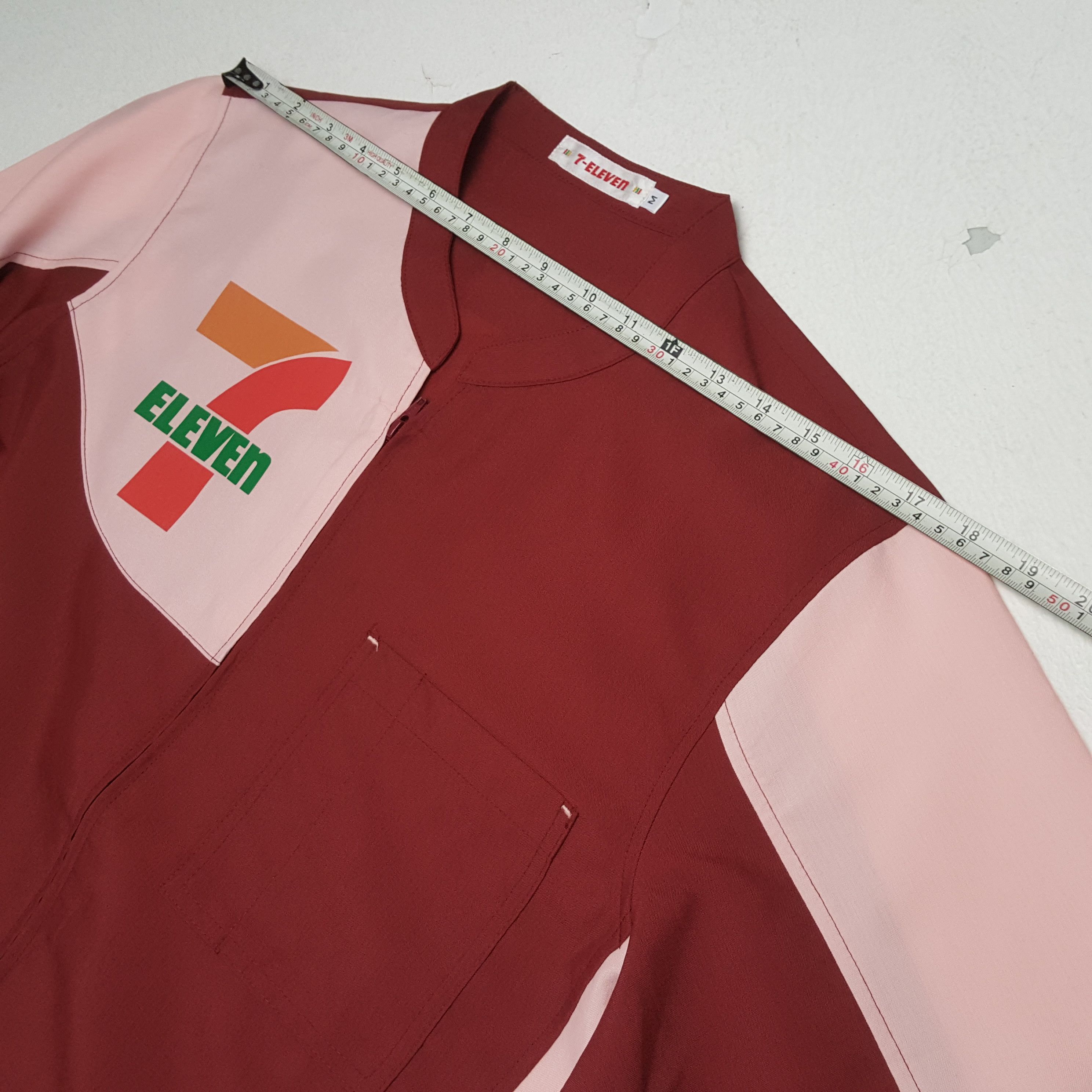 Japanese Brand × Vintage Vintage 7-ELEVEn Japanese Workers Uniform Shirt Jacket Size US M / EU 48-50 / 2 - 5 Thumbnail