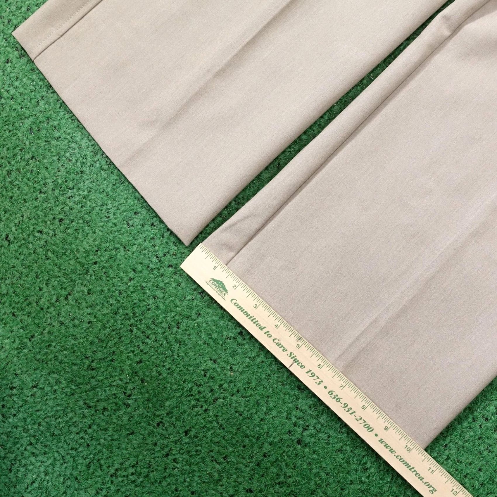 Worthington Worthington Pants Womens 4 Beige Modern Fit Trouser Leg Dress Pants 28x32 Size 27" / US 4 / IT 40 - 3 Thumbnail