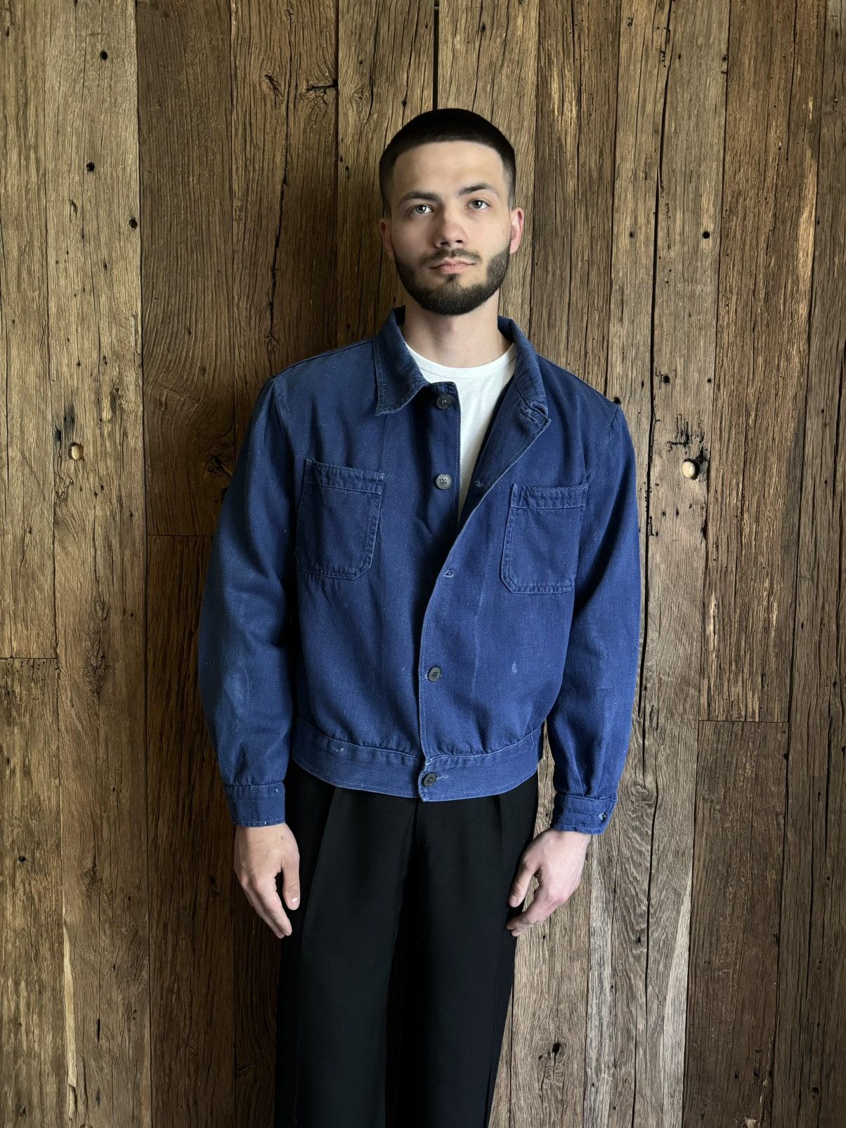 Le Laboureur × Le Mont St. Michel × Vintage 1950s French Workwear 