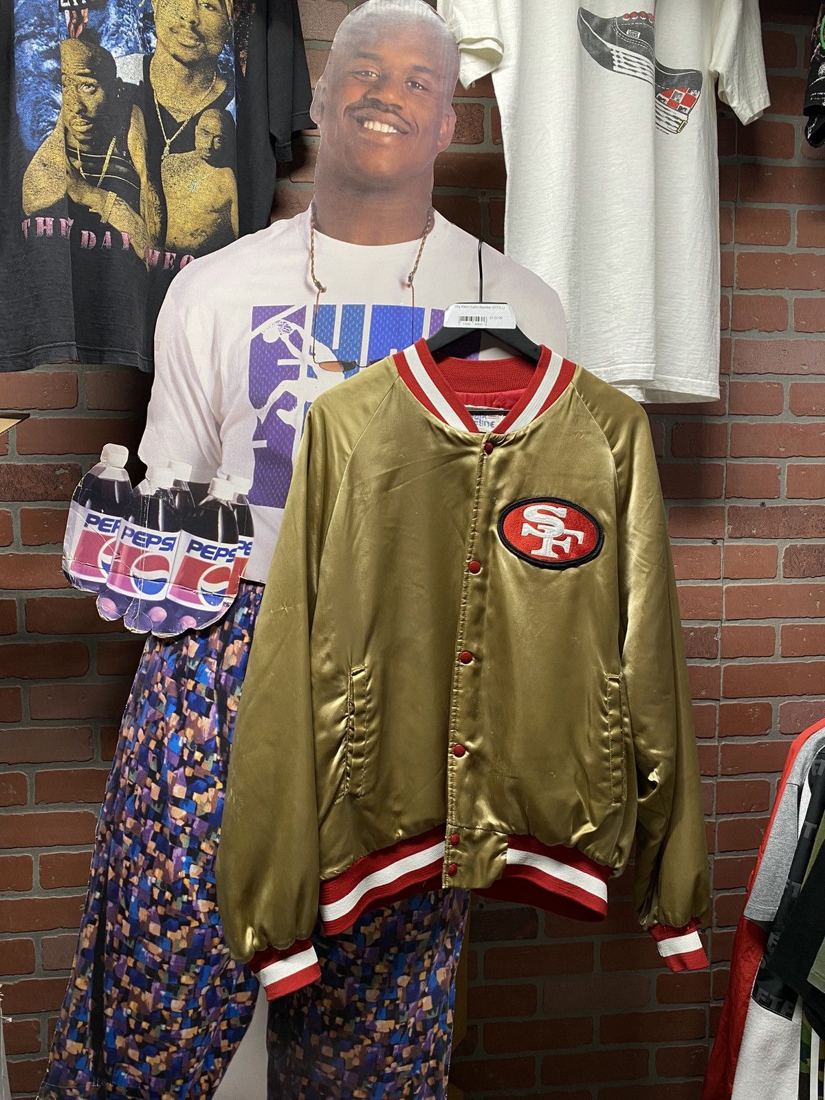 NFL 90’s Vintage San Francisco 49ers Gold Satin Jacket Large Size US L / EU 52-54 / 3 - 1 Thumbnail