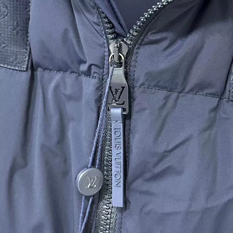 Louis Vuitton Blue Logo Puffer Jacket by Louis Vuitton-2506 Size US L / EU 52-54 / 3 - 6 Thumbnail