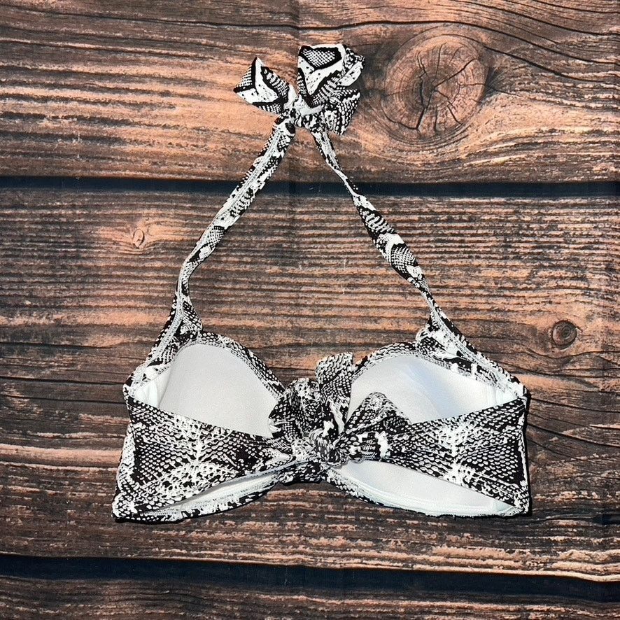 Tommy Bahama Tommy Bahama Women's Snakeskin Halter Bikini Top Size Small Size S / US 4 / IT 40 - 7 Thumbnail