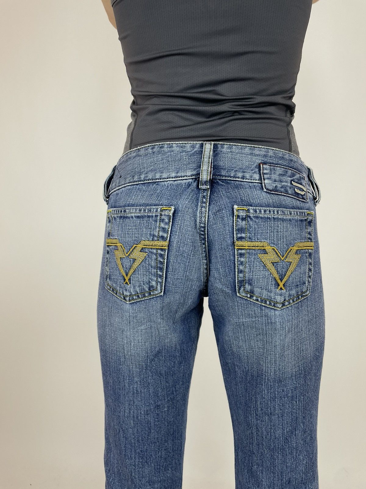 Diesel × Vintage DIESEL VINTAGE FLARED CROPPED JEANS WOMEN'S size 28 Size 28" / US 6 / IT 42 - 7 Thumbnail