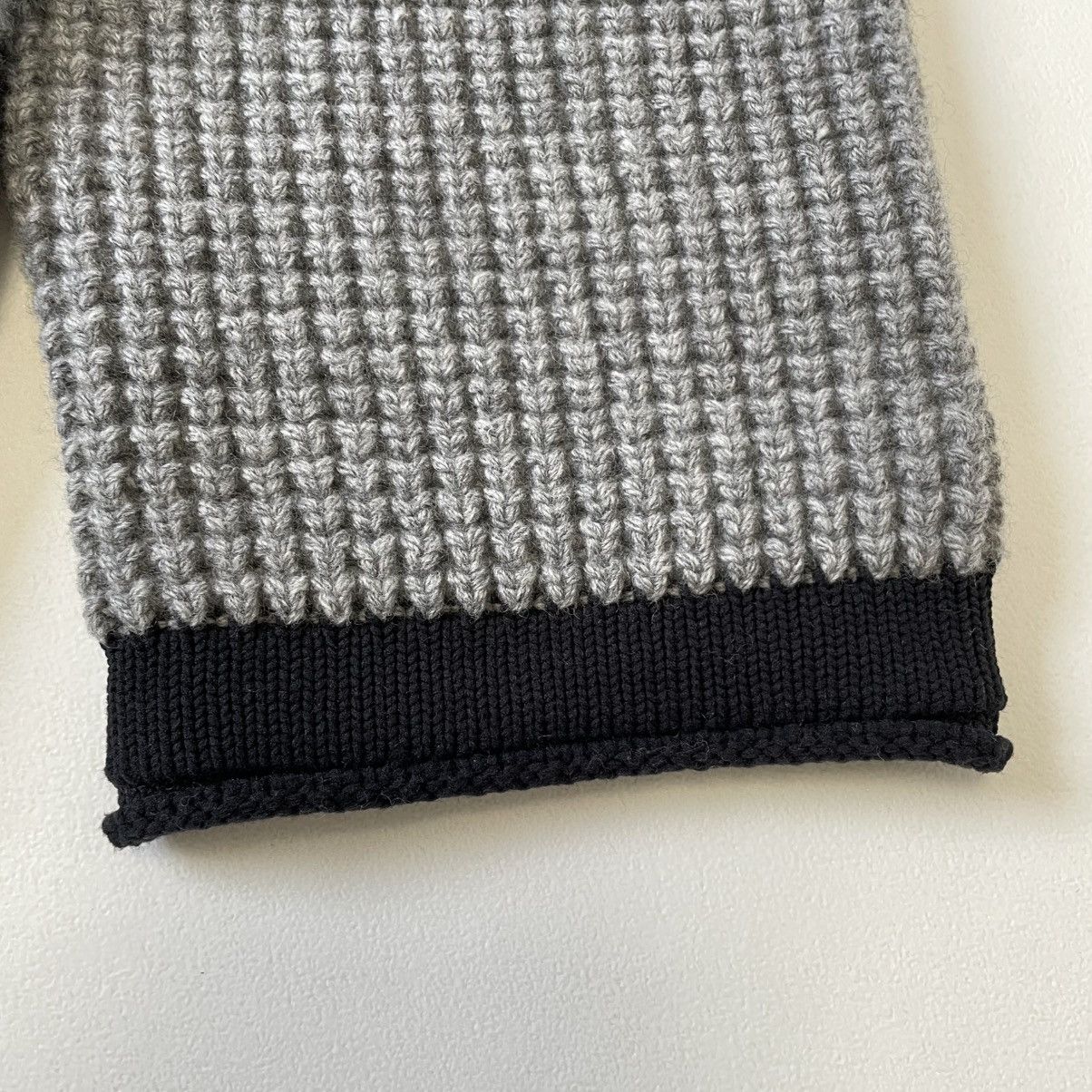 Jil Sander A/W 18 Oversized ‘Waffle Weave’ Wool Sweater Size US L / EU 52-54 / 3 - 10 Thumbnail