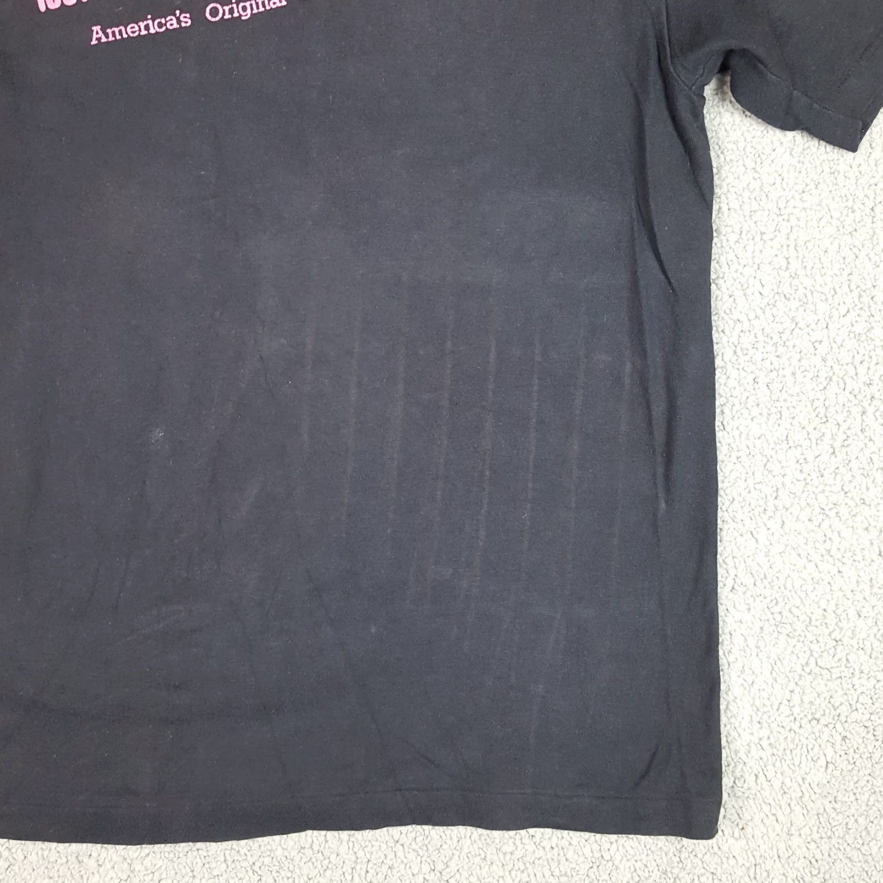 Hanes VINTAGE Hanes 90s Improv Comedy T-Shirt Adult Large Black Faded Retro Grunge Mens Size US L / EU 52-54 / 3 - 4 Thumbnail