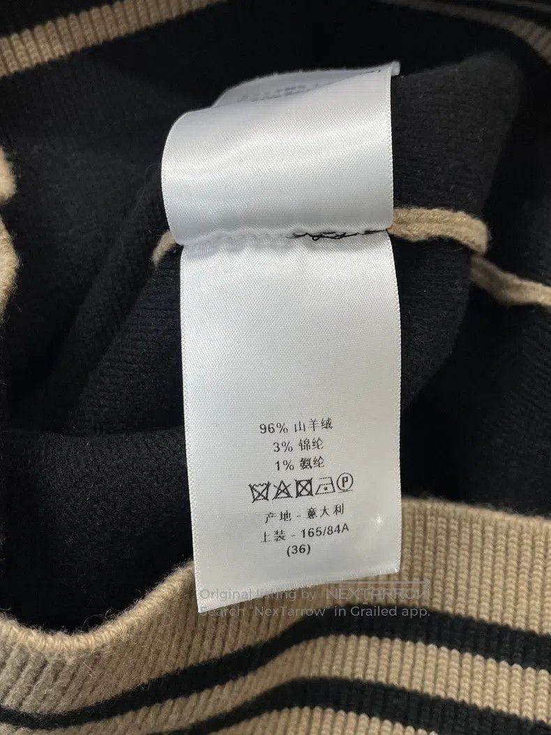 Dior Dior Khaki 8-character cashmere knitted vest sleeveless Size XS / US 0-2 / IT 36-38 - 5 Thumbnail